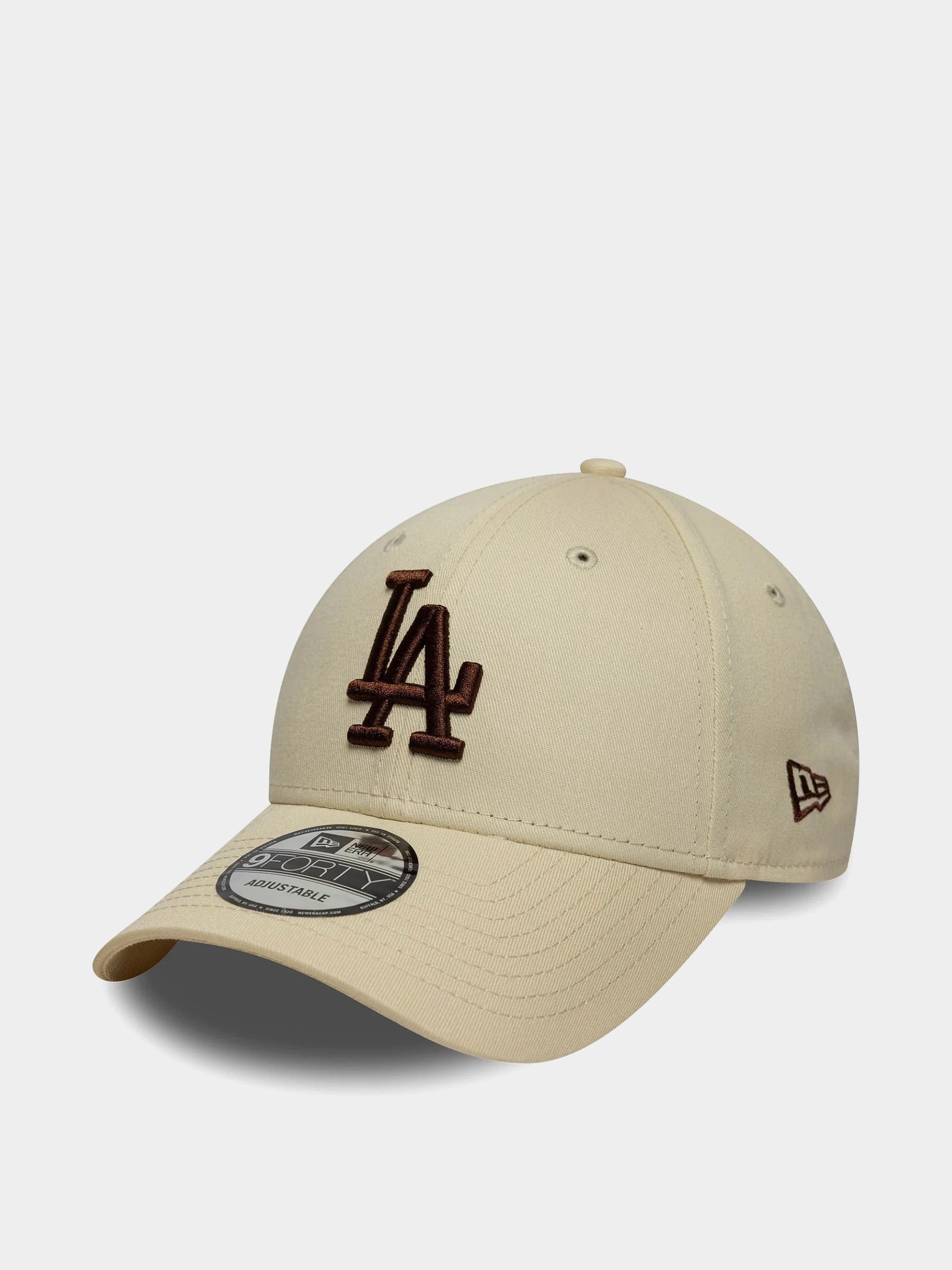 Baseball sapka New Era League Essential 9Forty La Dodgers (light cream/chestnut)