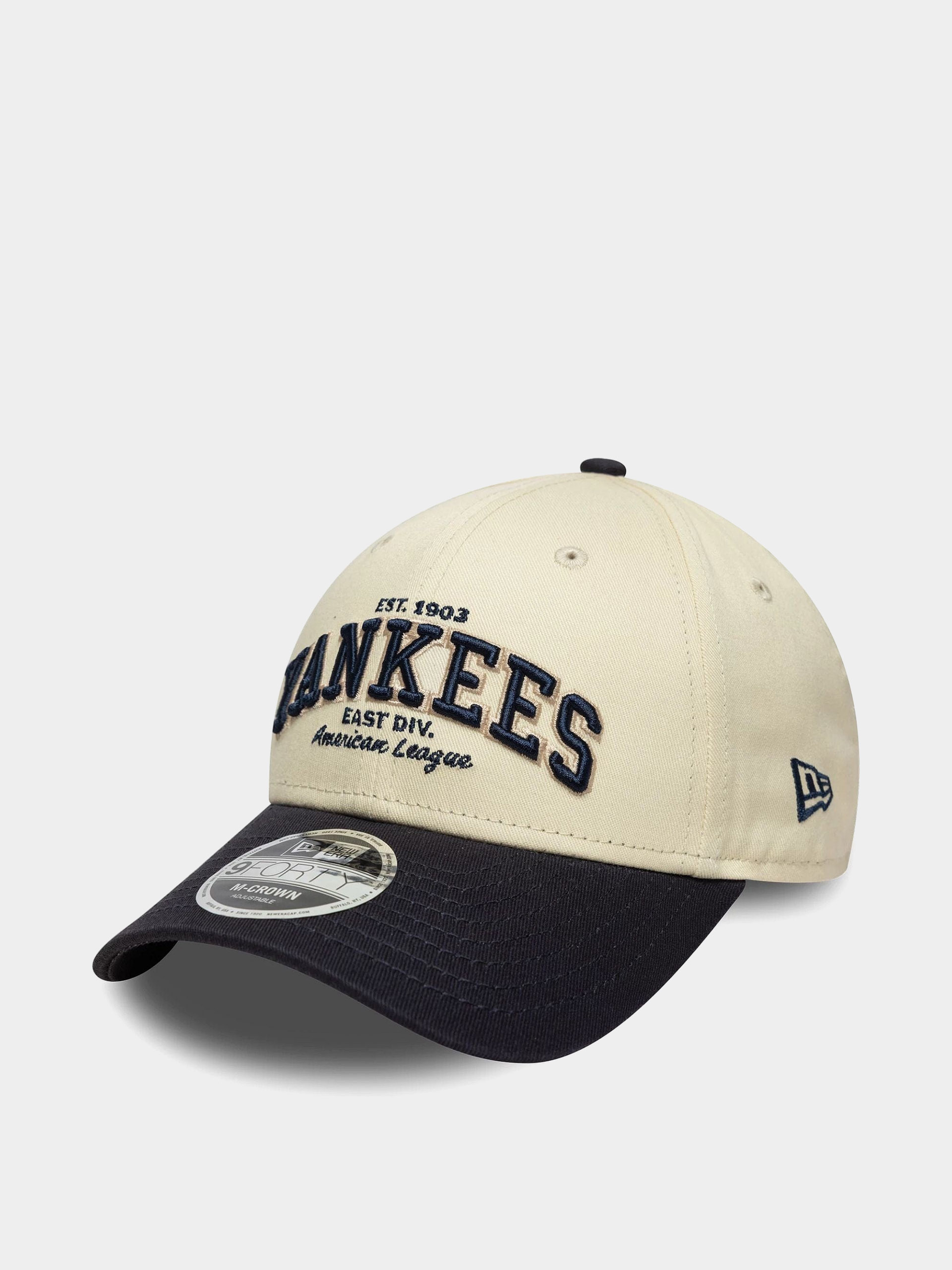 Baseball sapka New Era Wordmark 9Forty Mc New York Yankees (light cream/navy)