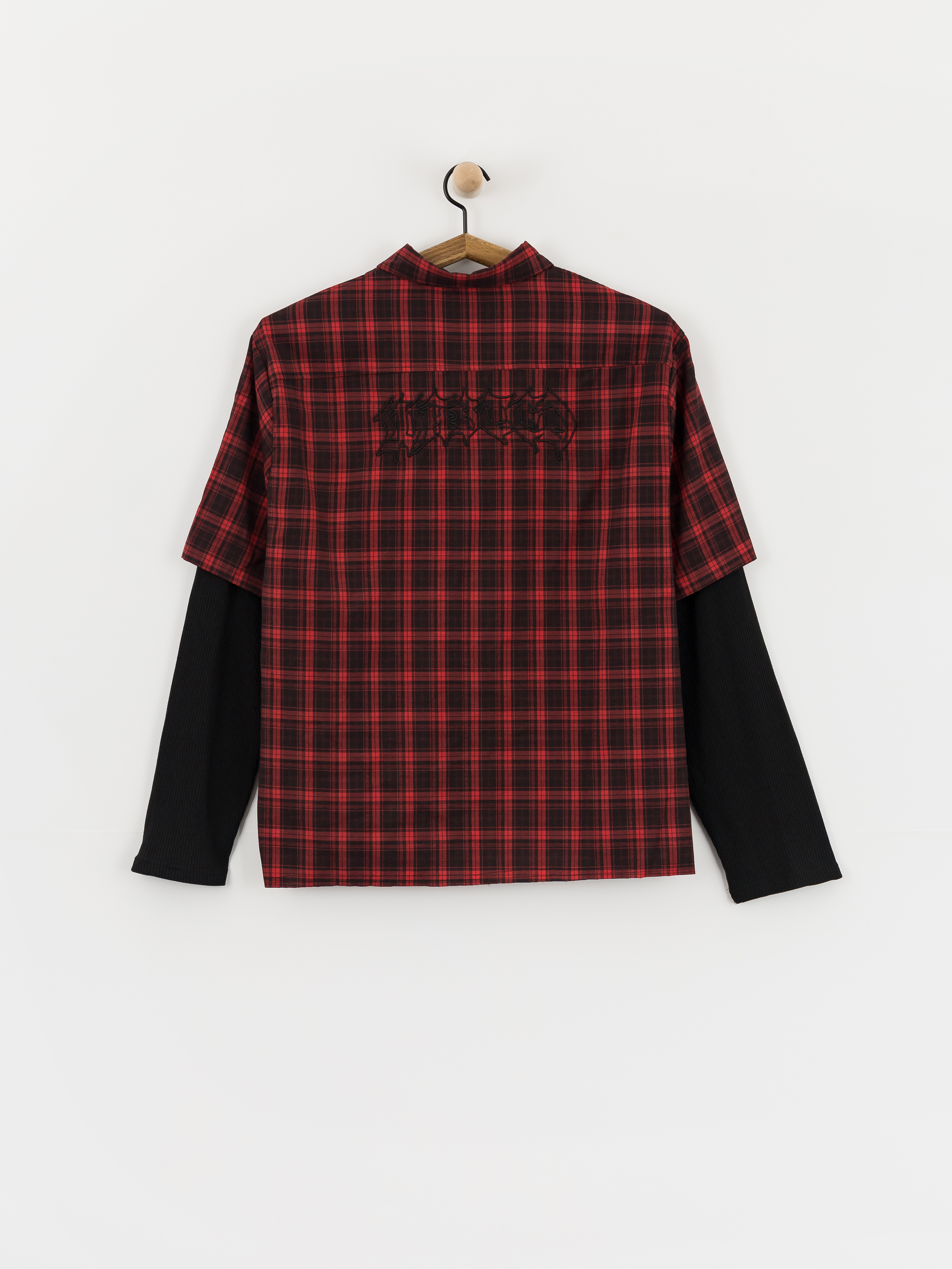 Wasted Paris Tartan Age Shirt Ing (fire red/black)