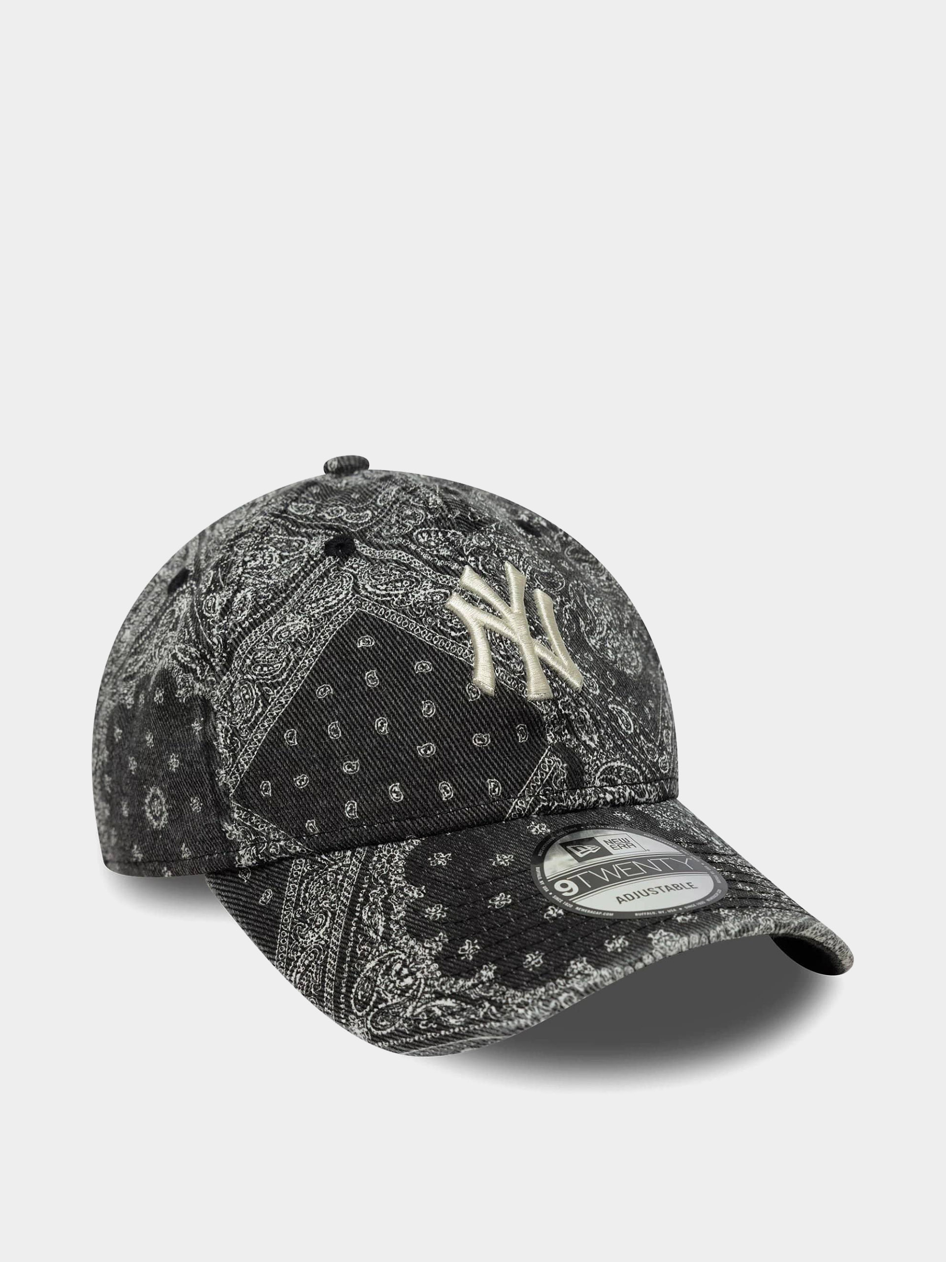 Baseball sapka New Era Washed Paisley 9Twenty New York Yankees (black)
