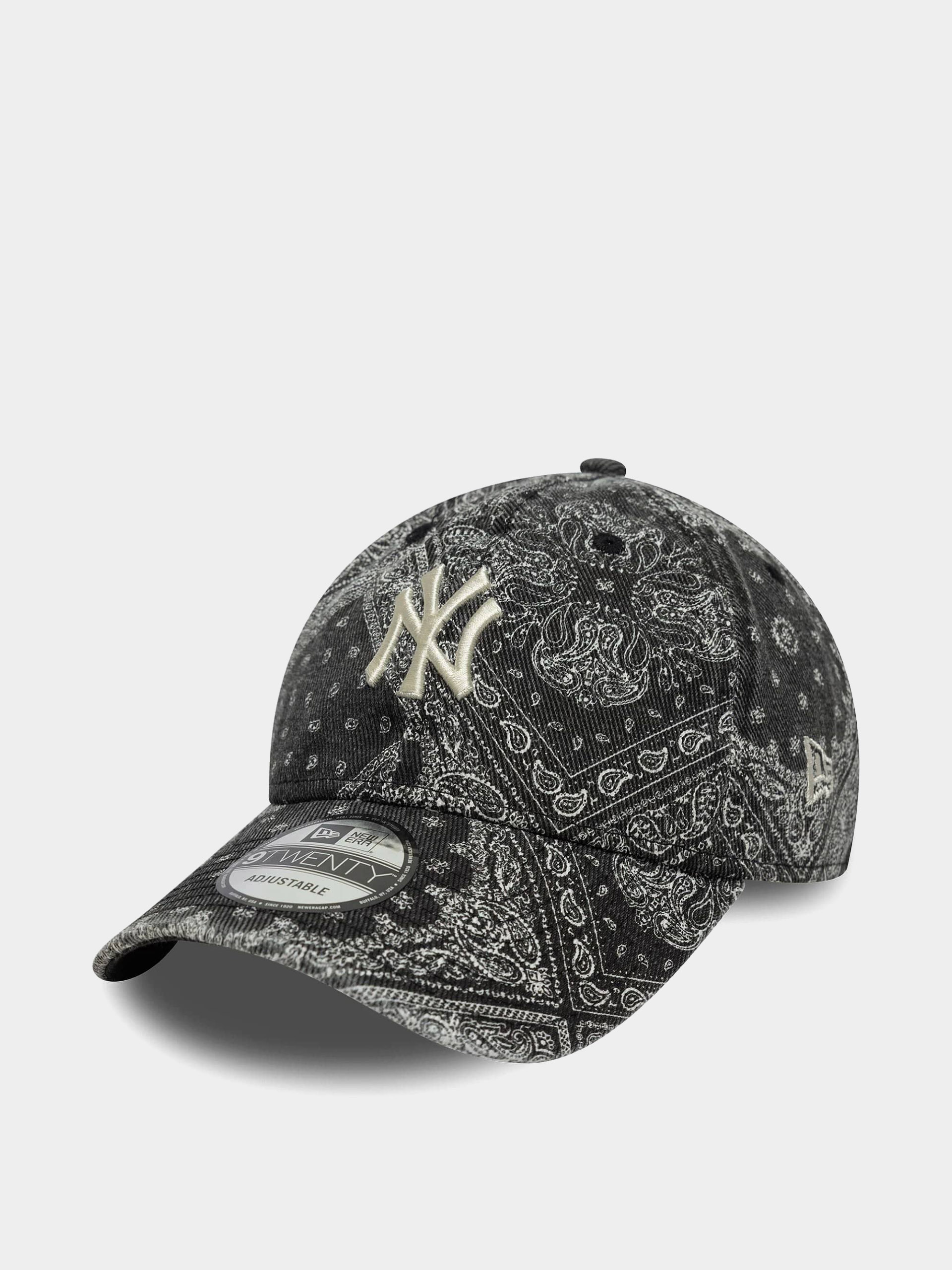 Baseball sapka New Era Washed Paisley 9Twenty New York Yankees (black)