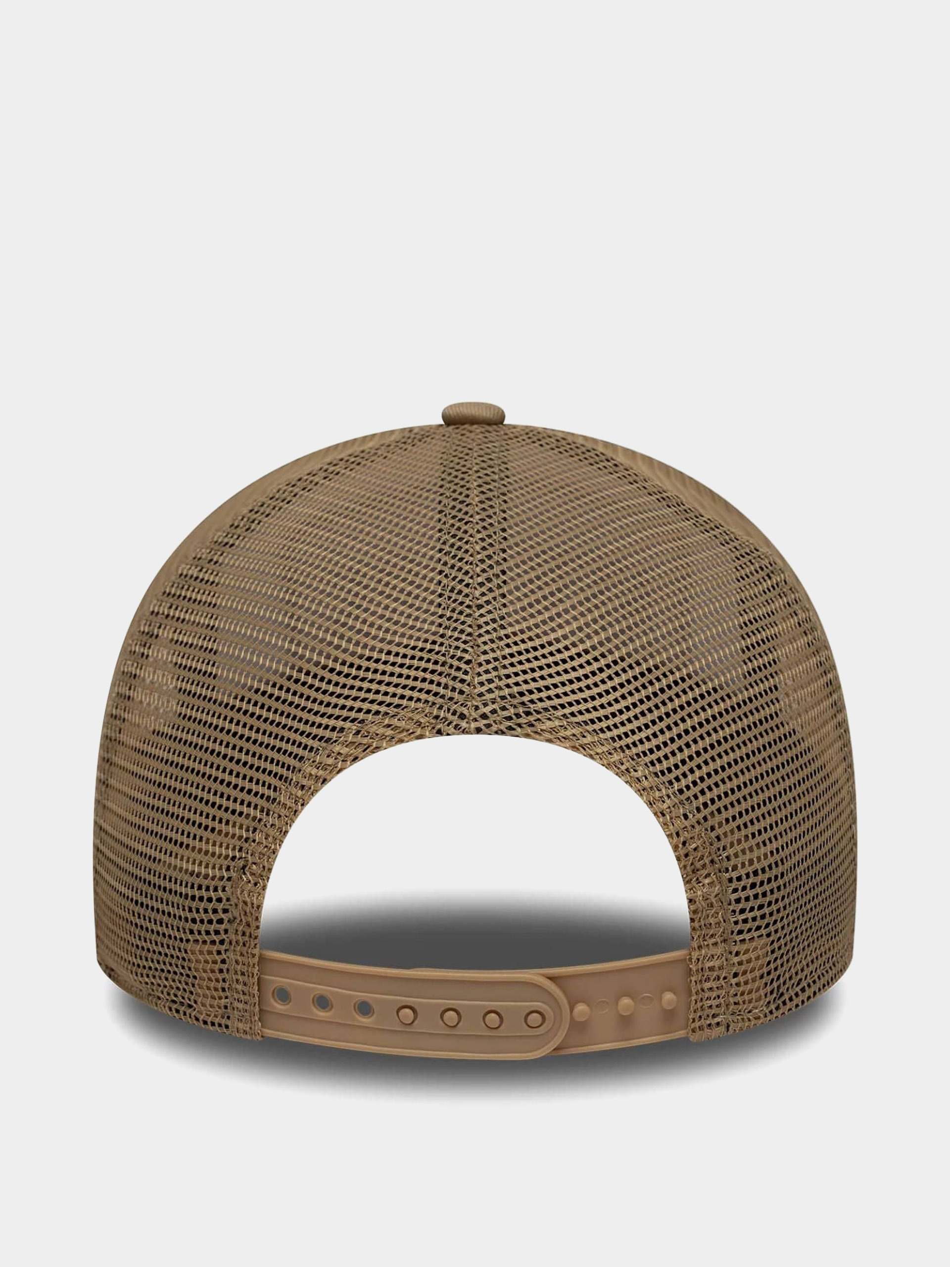Baseball sapka New Era Location Patch Trucker (camel/white)