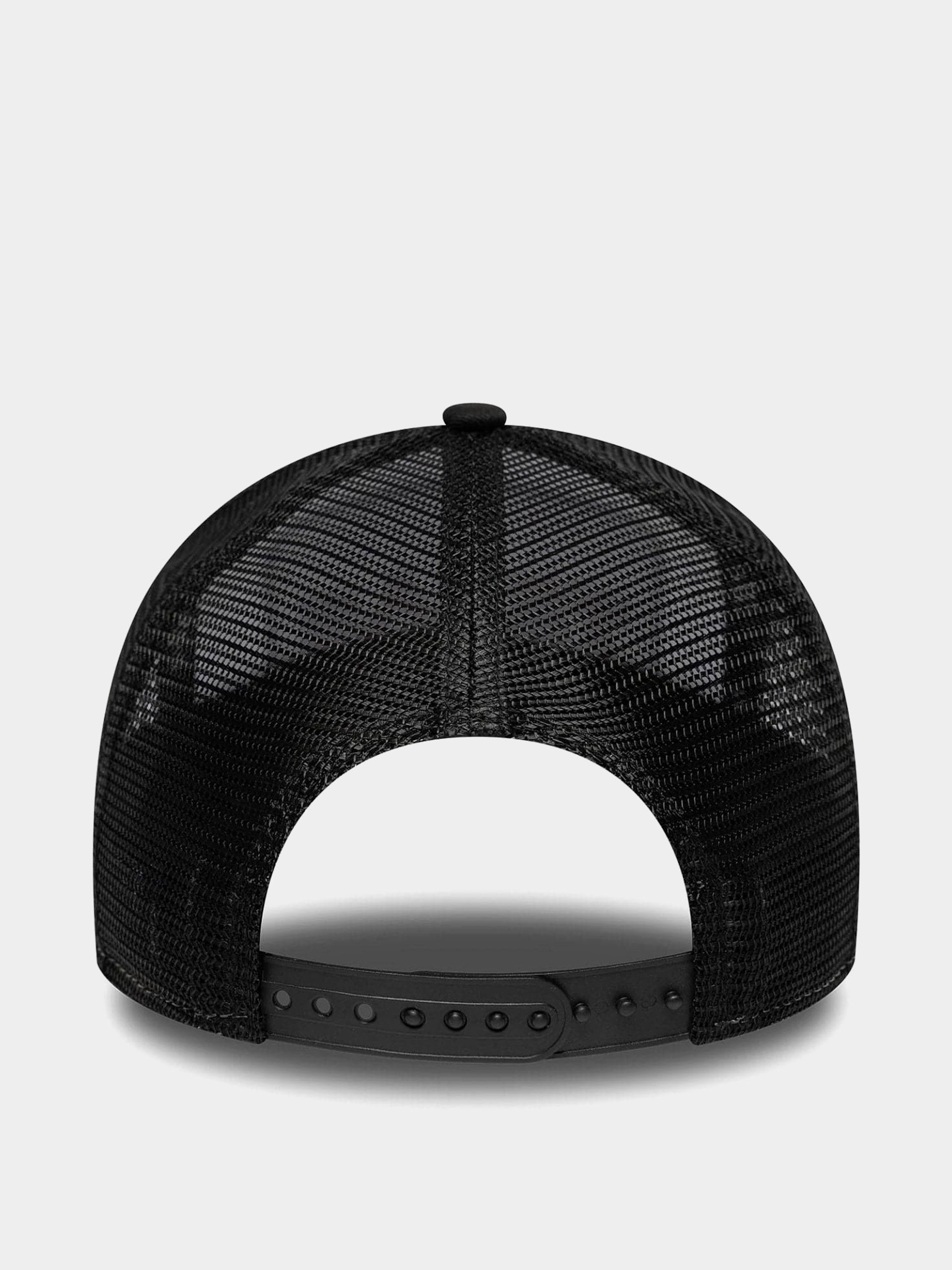 Baseball sapka New Era Location Patch Trucker (black/white)