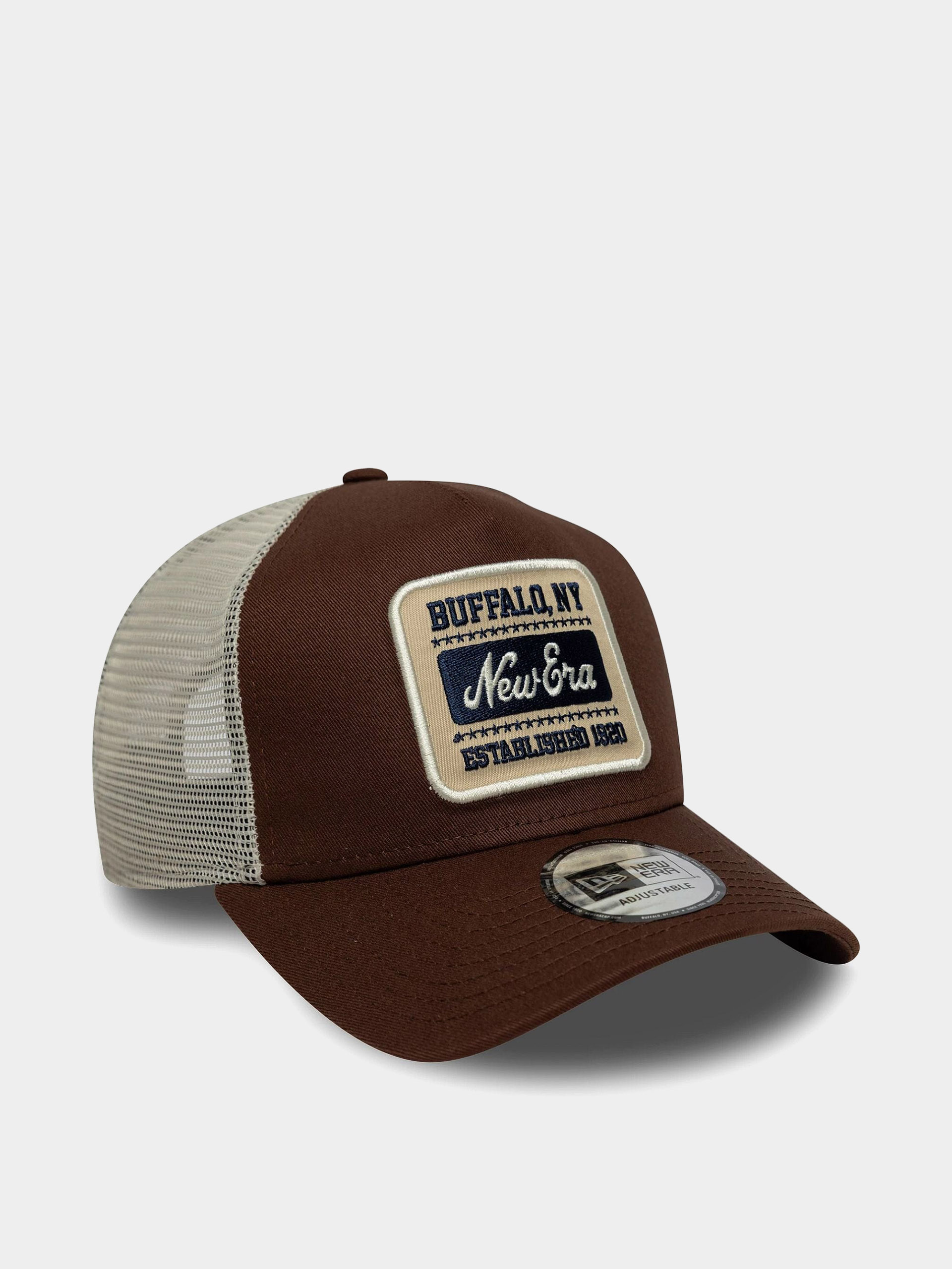 Baseball sapka New Era Patch Trucker (chestnut)