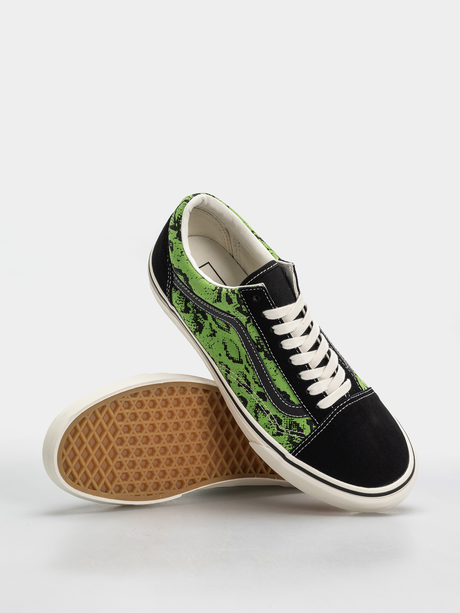 Vans Old Skool Cipők (black/lime)
