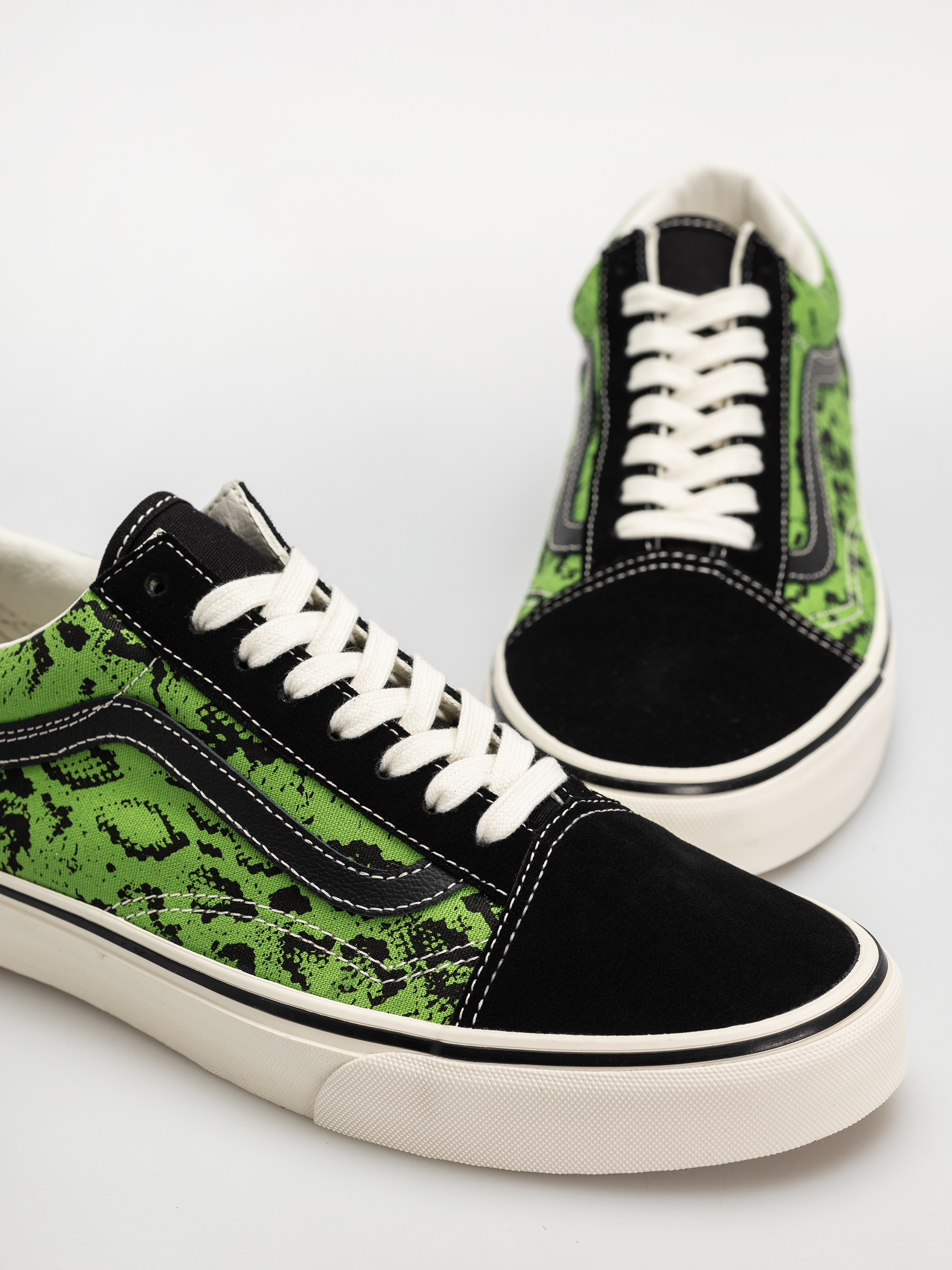 Vans Old Skool Cipők (black/lime)