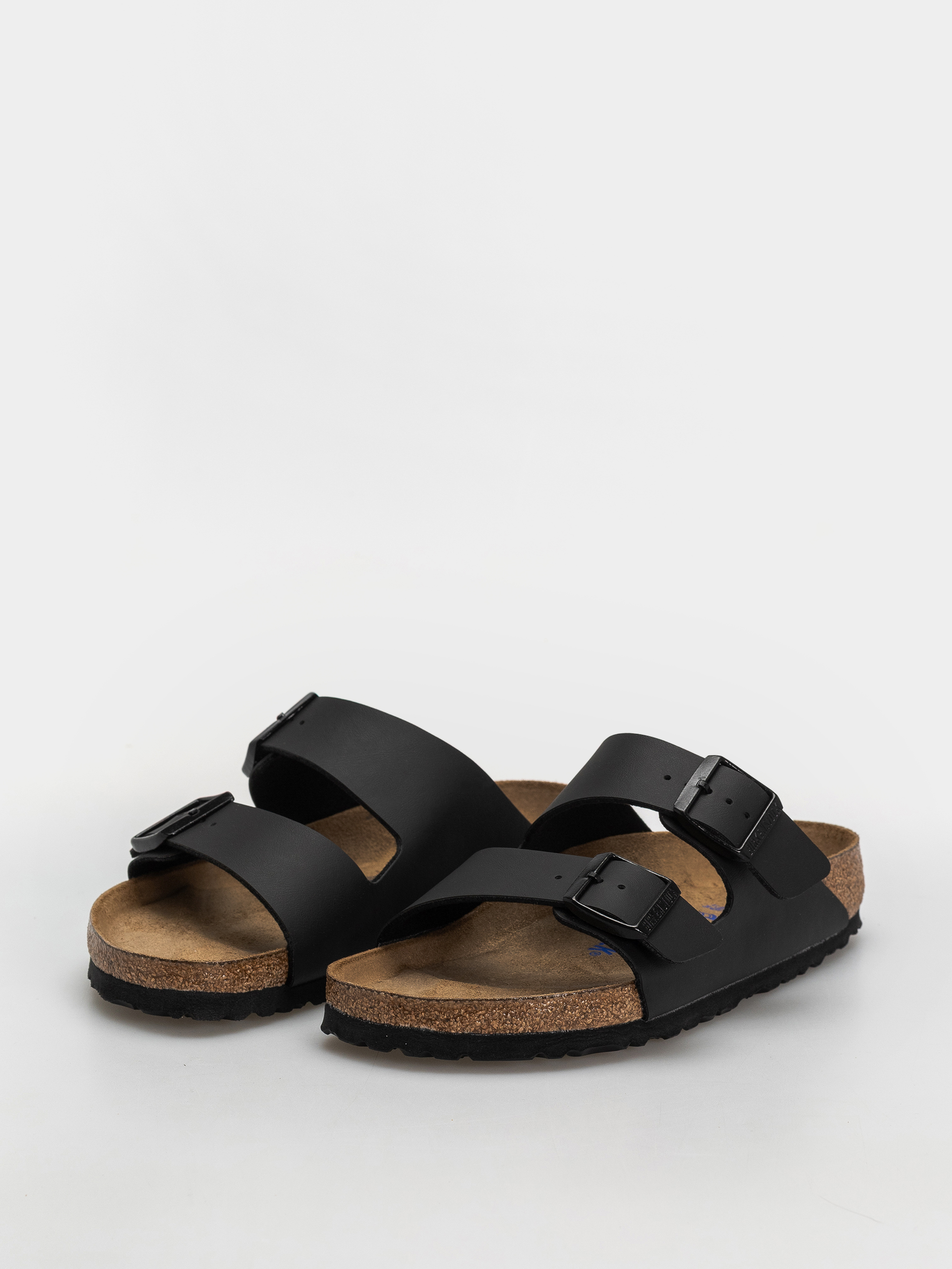 Flip-flop papucsok Birkenstock Arizona Soft Footbed Birko Flor Regular (black)