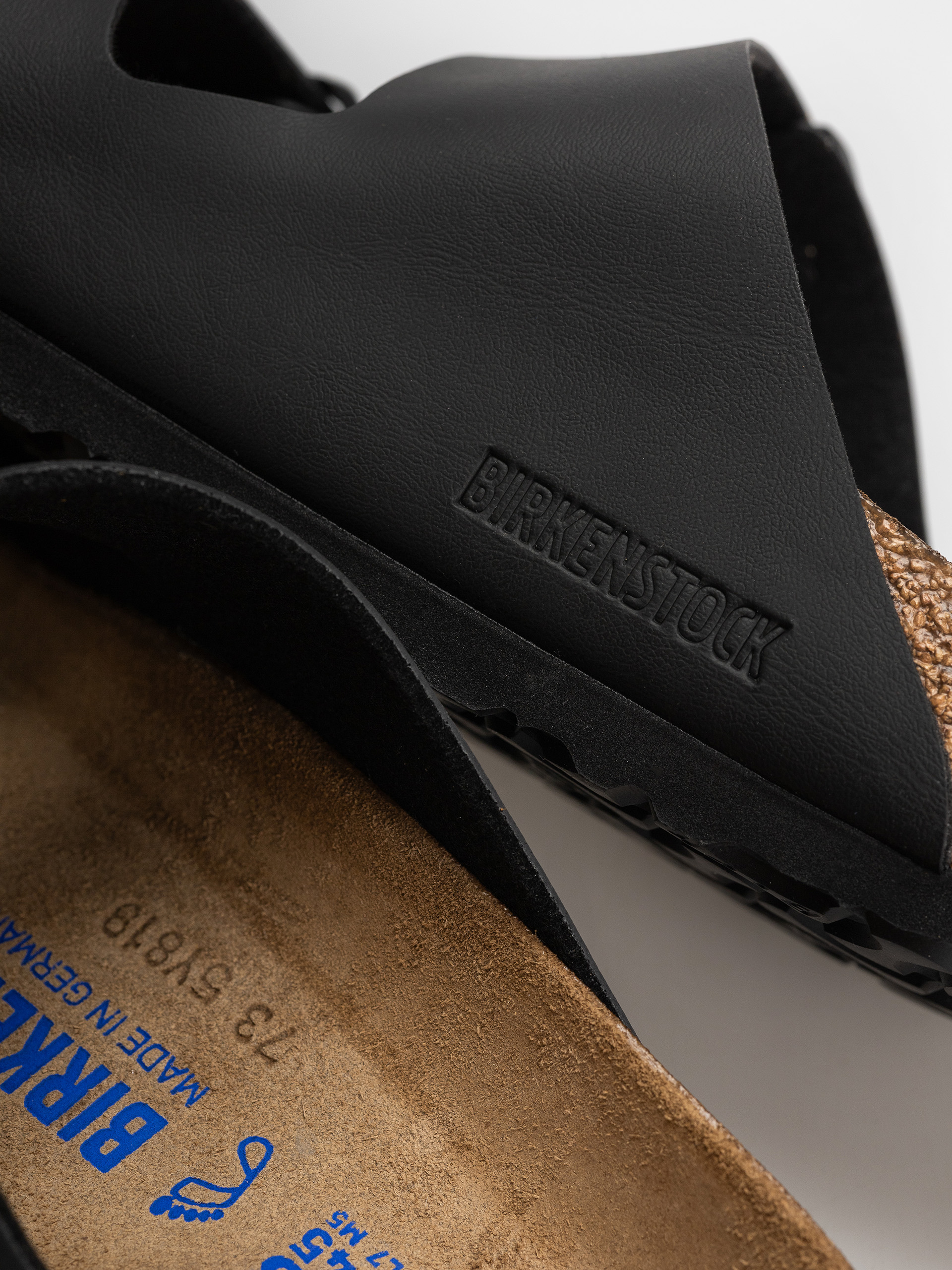 Flip-flop papucsok Birkenstock Arizona Soft Footbed Birko Flor Regular (black)