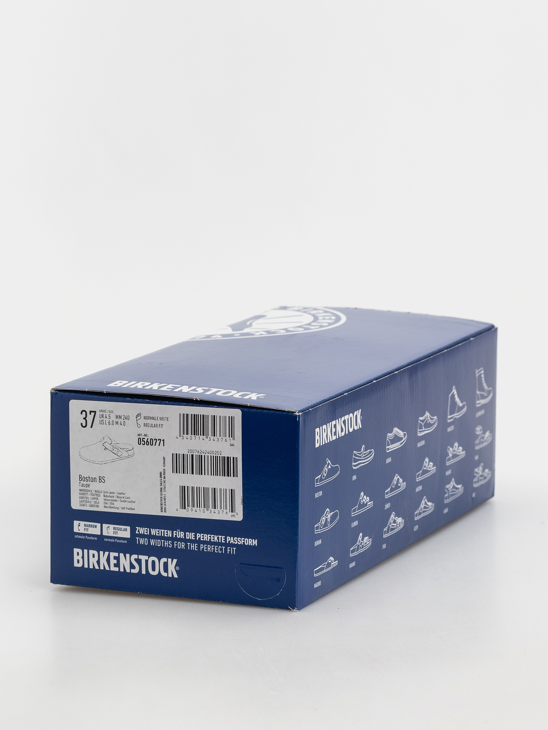 Flip-flop papucsok Birkenstock Boston SFB Suede Leather Regular (taupe)