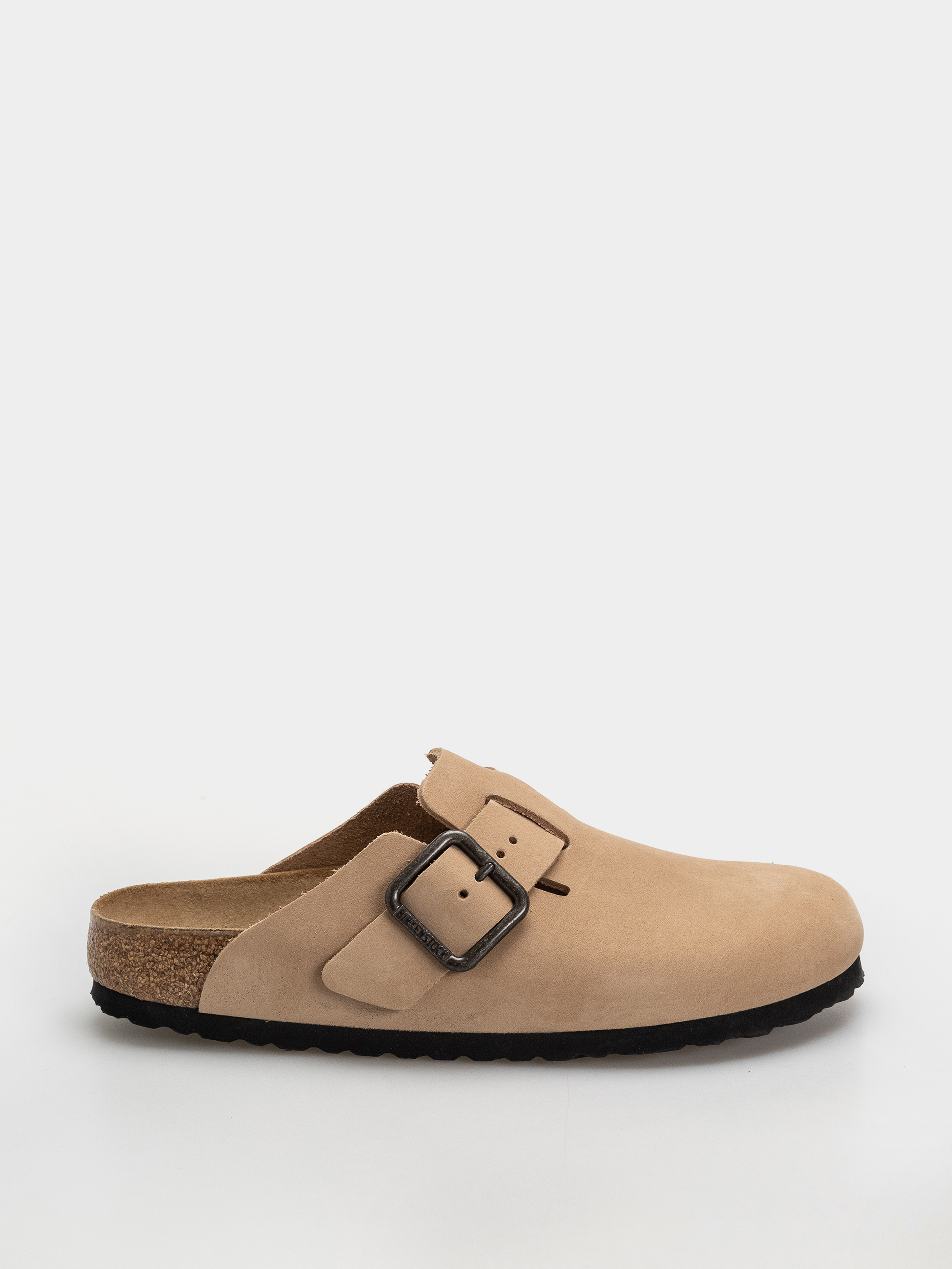 Flip-flop papucsok Birkenstock Boston Wire Buckle Nubuck Leather Narrow (sandcastle)