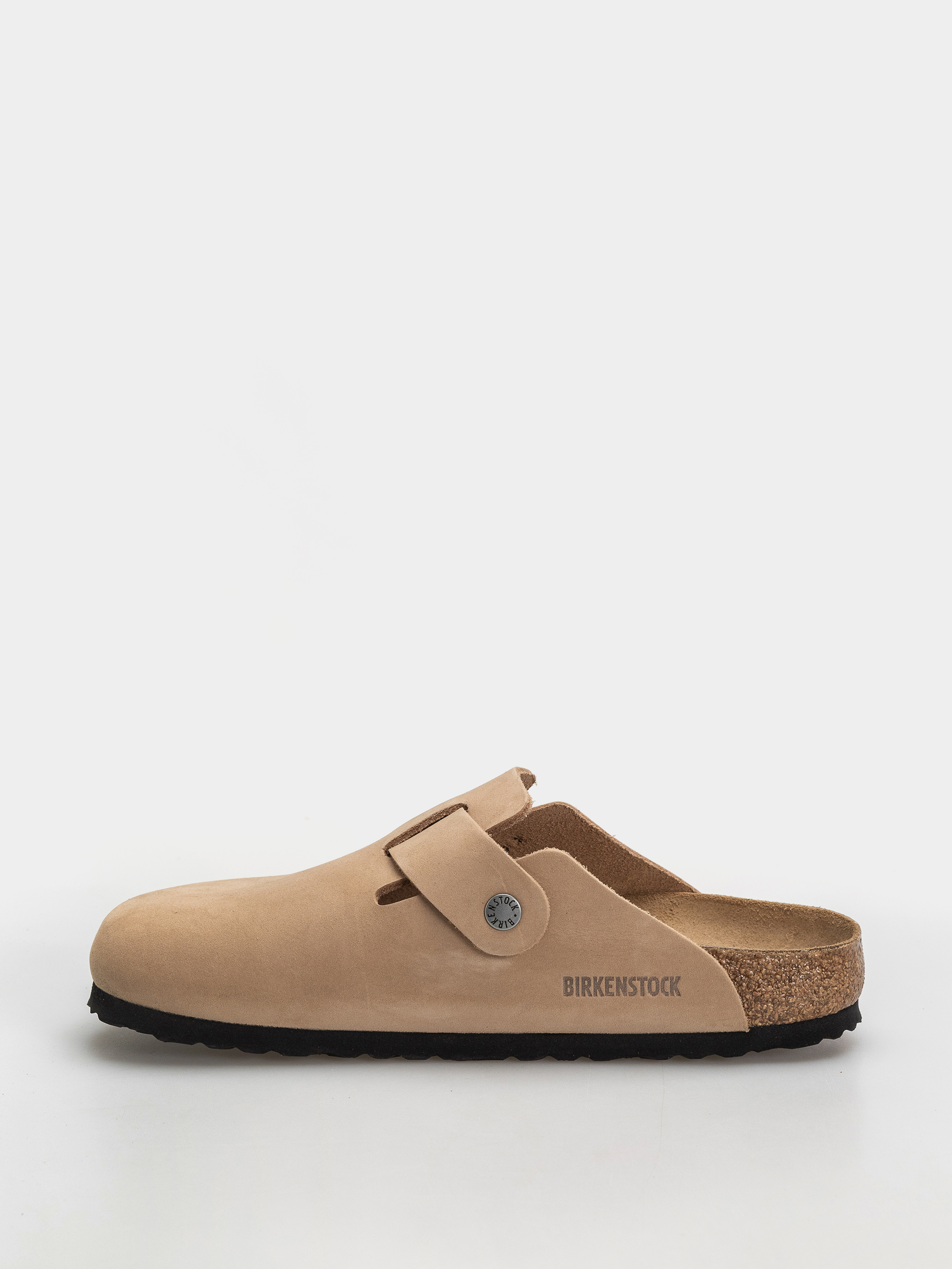Flip-flop papucsok Birkenstock Boston Wire Buckle Nubuck Leather Narrow (sandcastle)