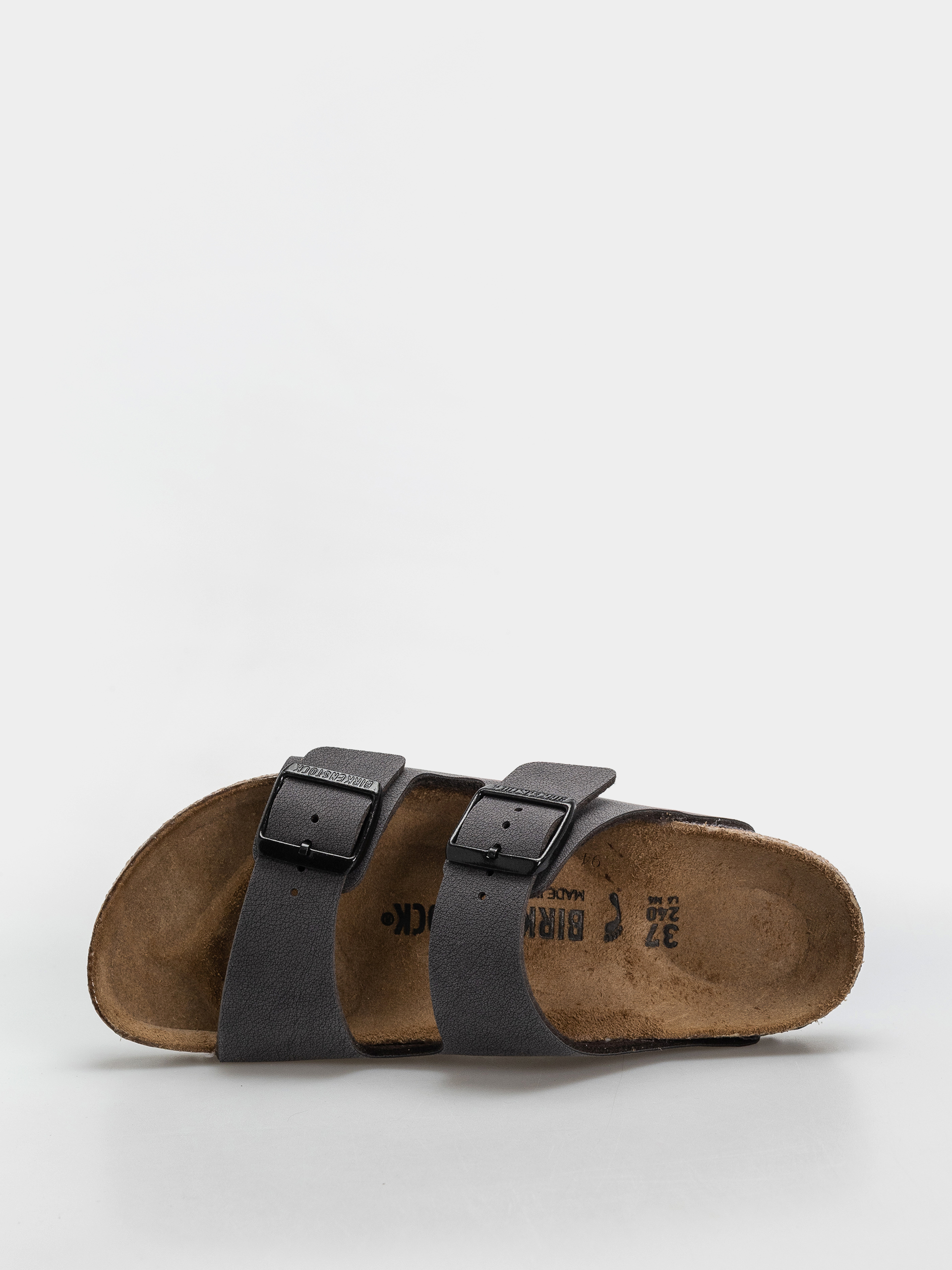 Flip-flop papucsok Birkenstock Arizona Birkibuc Narrow (velvet gray/black)