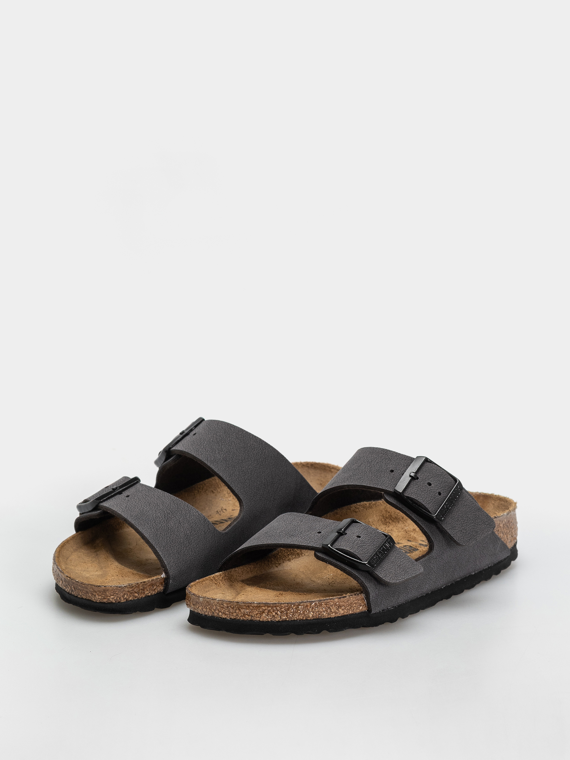 Flip-flop papucsok Birkenstock Arizona Birkibuc Narrow (velvet gray/black)