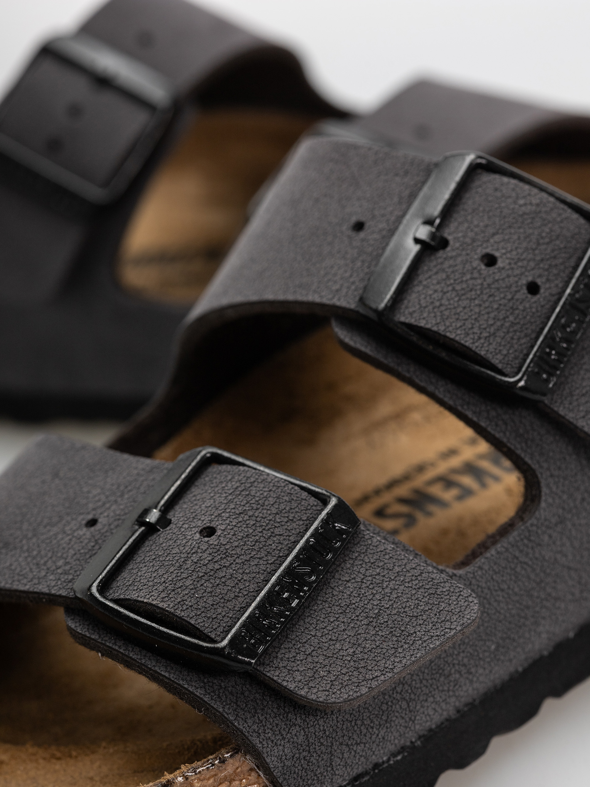 Flip-flop papucsok Birkenstock Arizona Birkibuc Narrow (velvet gray/black)