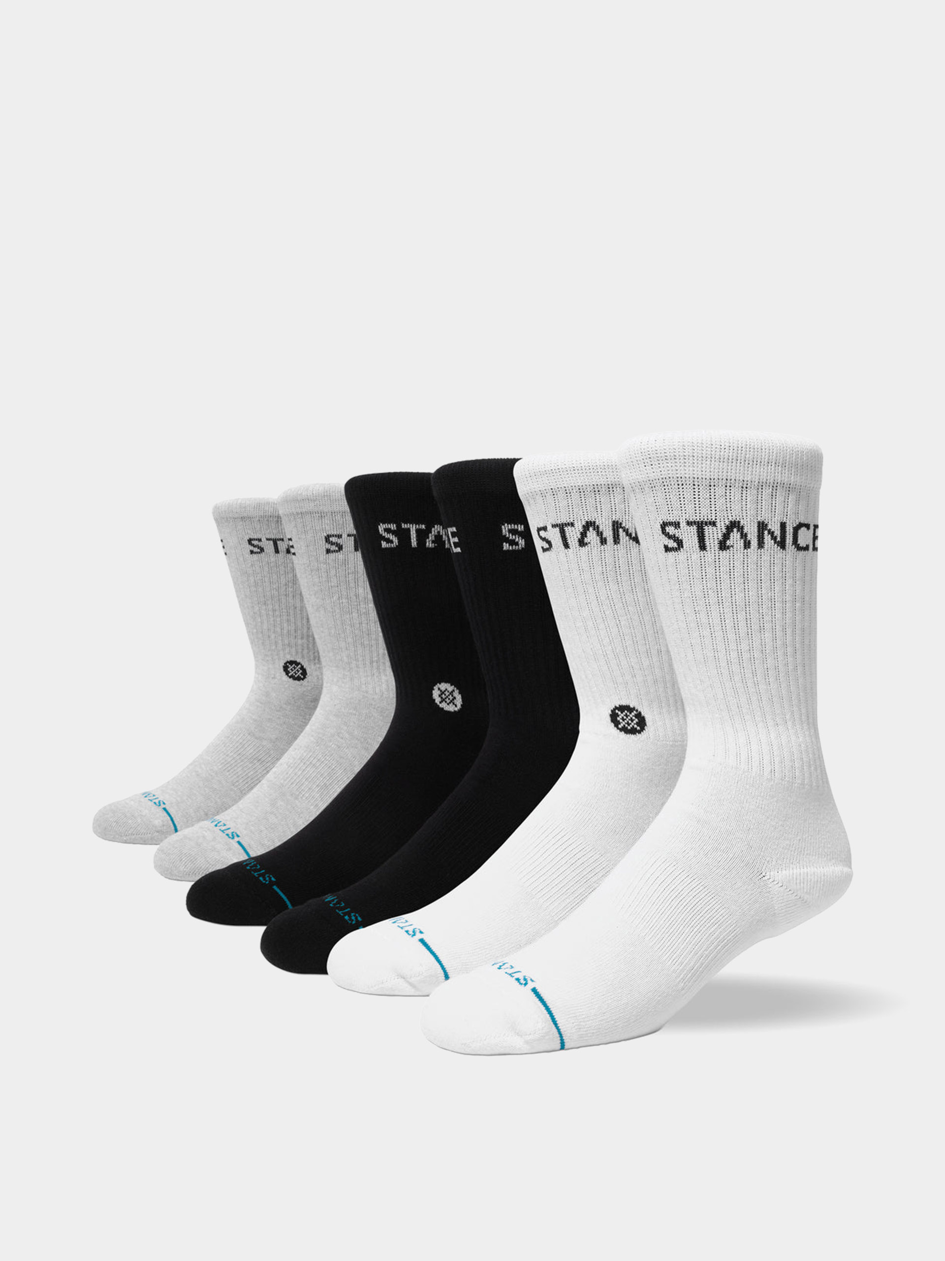 Zokni Stance Origin 6 Pack Crew (multi)