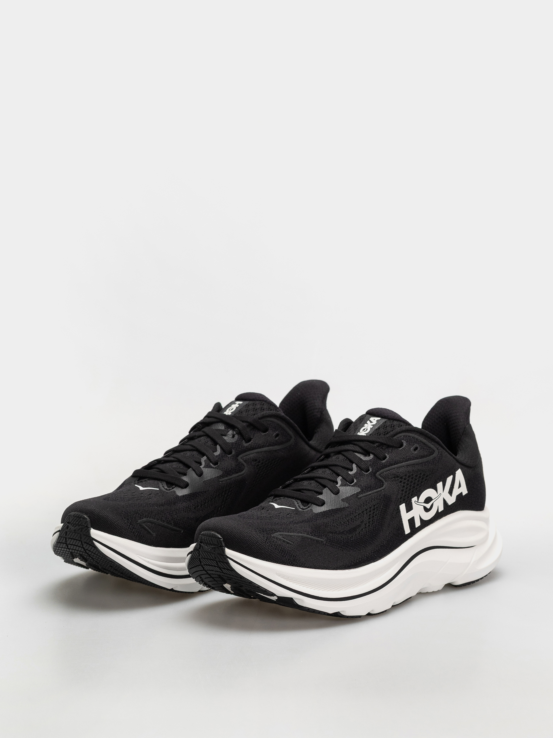 Hoka Clifton 10 Cipők (black/white)