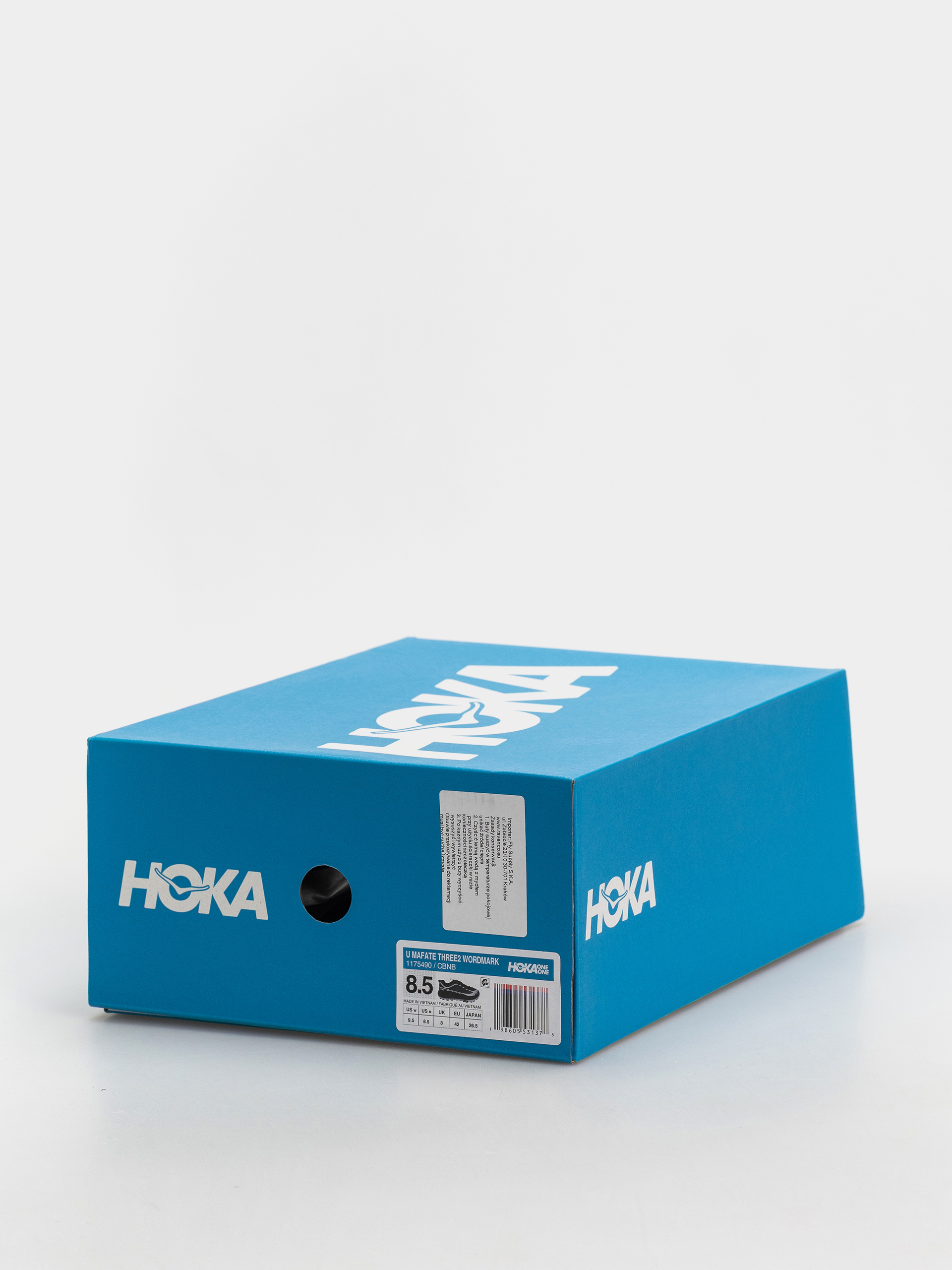 Cipők Hoka Mafate Three2 Wordmark (carbon black/ambient blue)