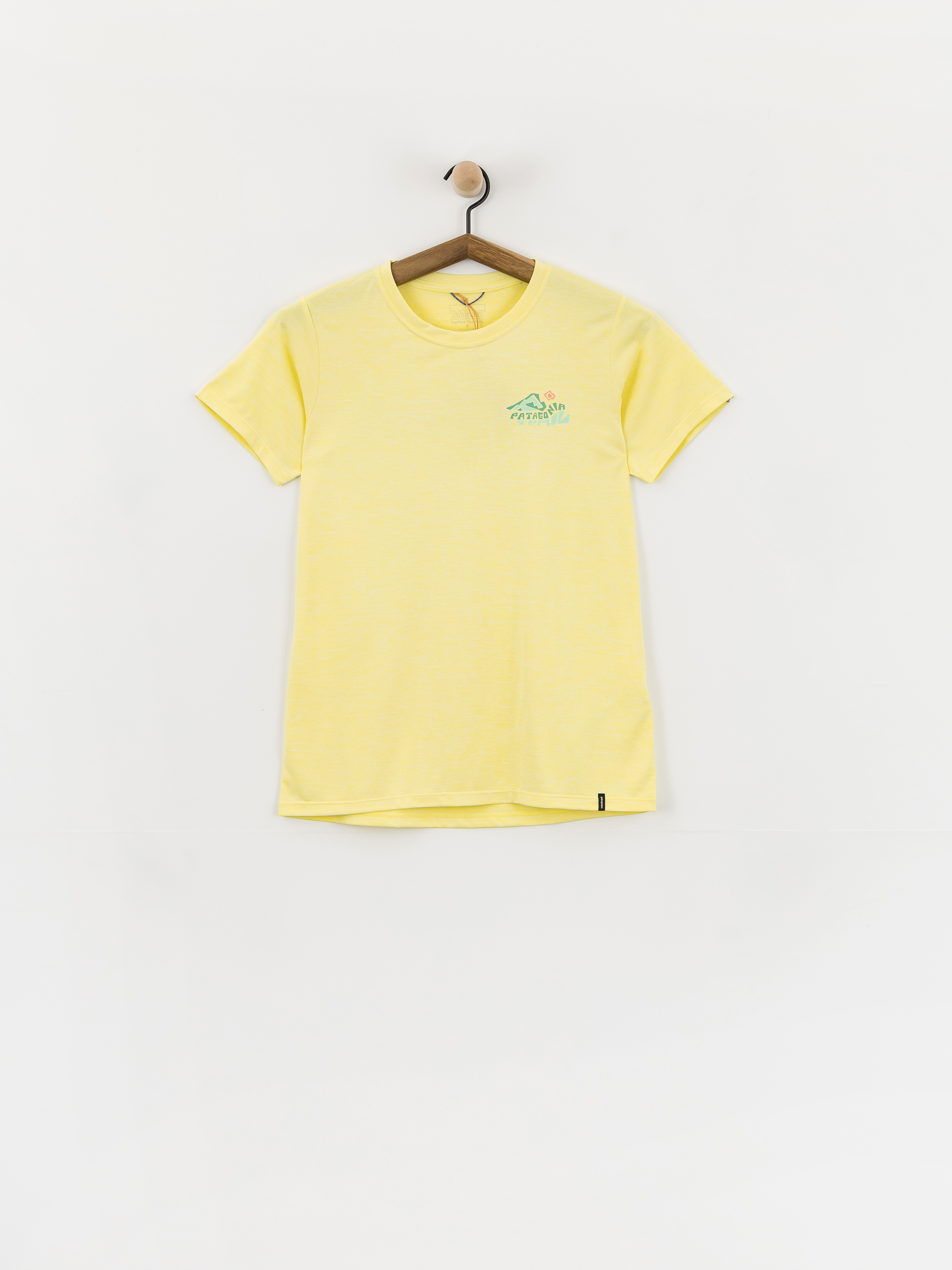 Póló Patagonia Capilene Cool Trailcheck Wmn (lemon zest)