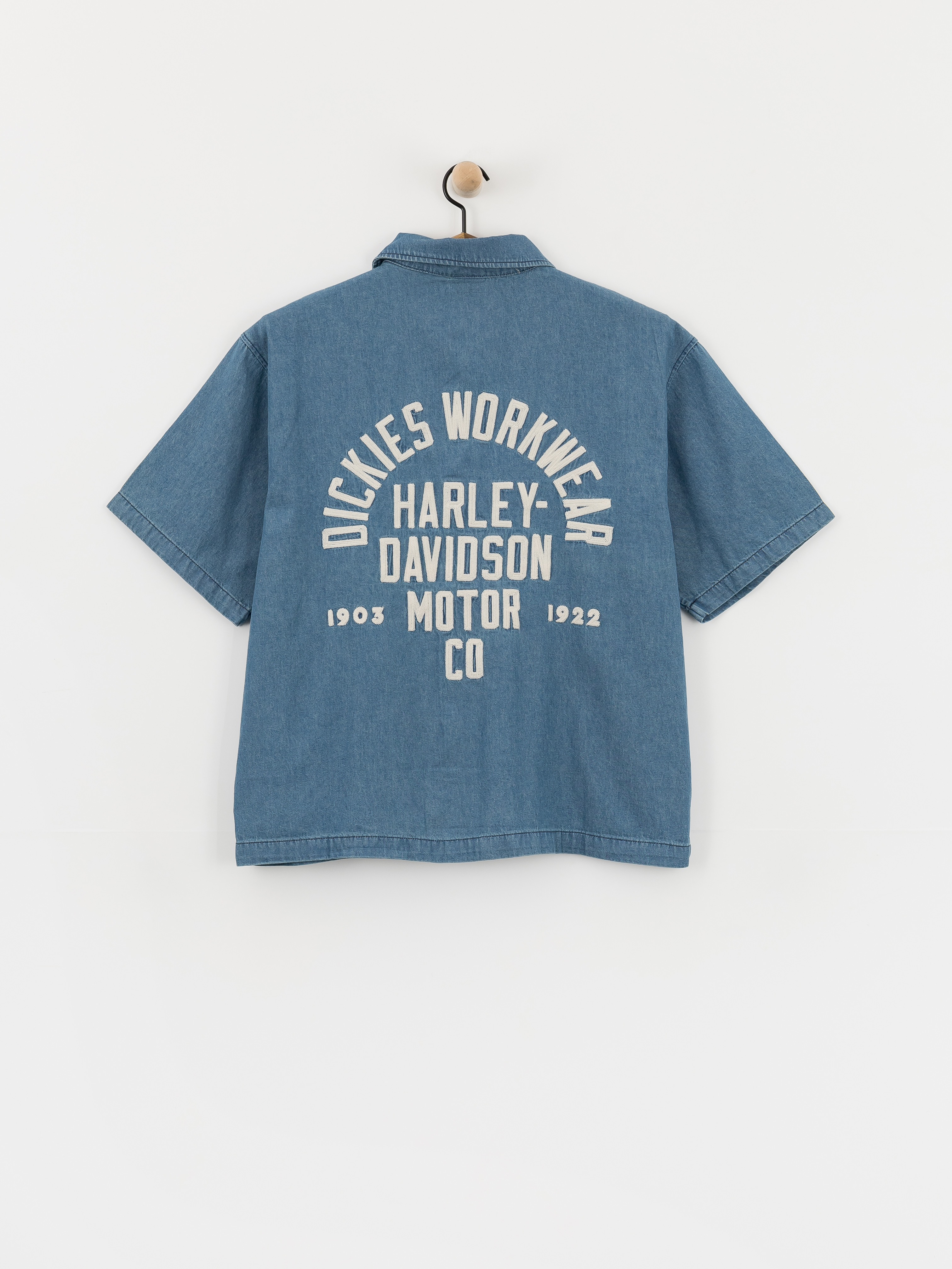 Ing Dickies X Harley Davidson Boxy Chambray Work (blue chambray)