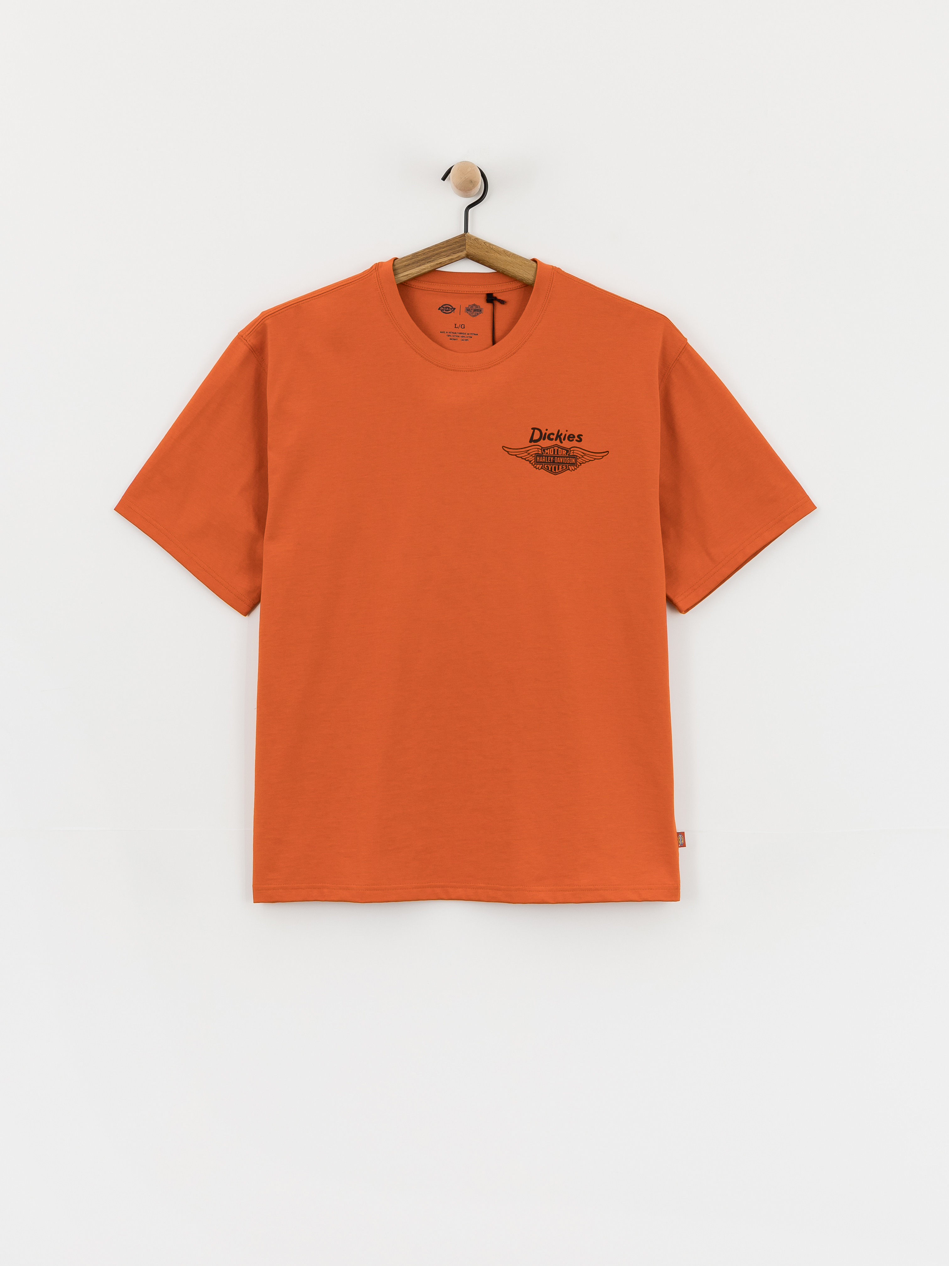 Póló Dickies X Harley Davidson Vintage Wash (hd vintage orange)