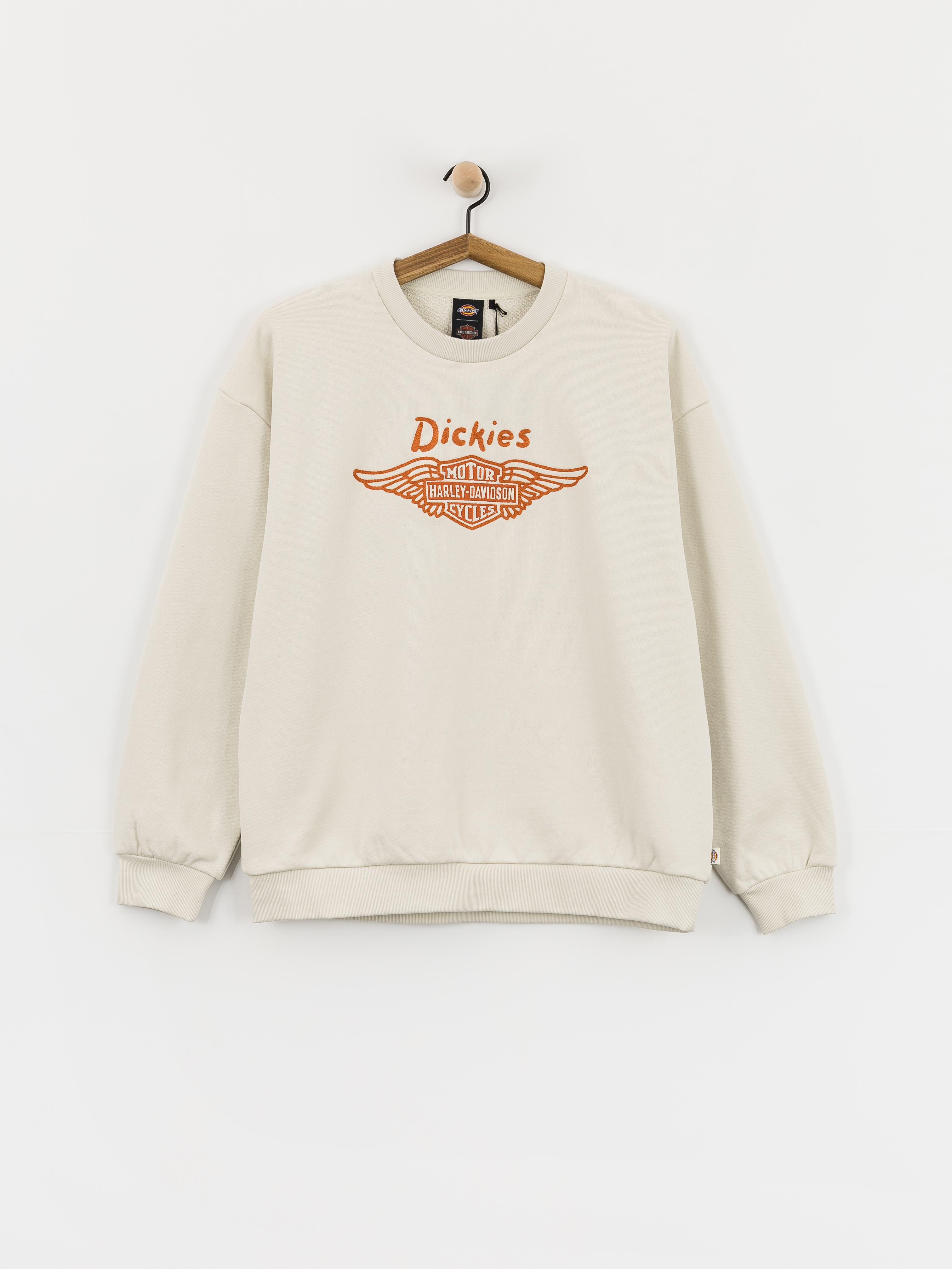 Pulóver Dickies X Harley Davidson Boxy Crew (bone)