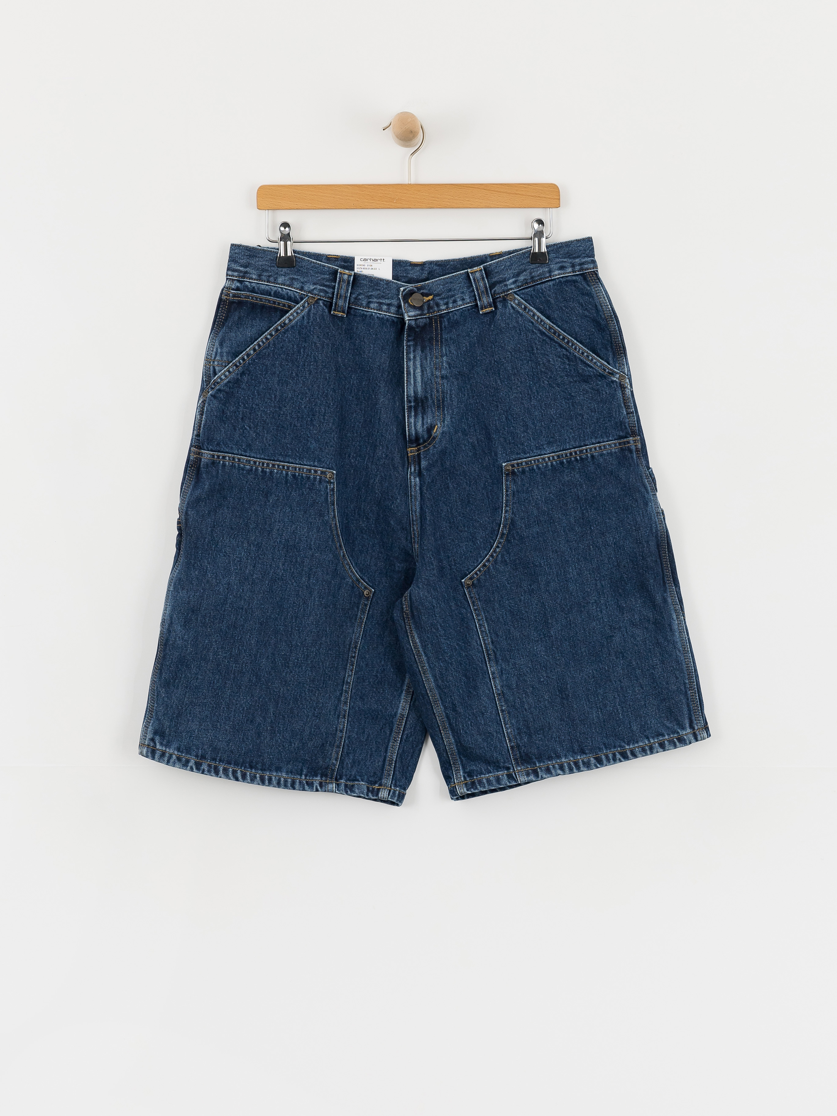 Ru00f6vidnadru00e1g Carhartt WIP OG Double Knee (blue stone washed)