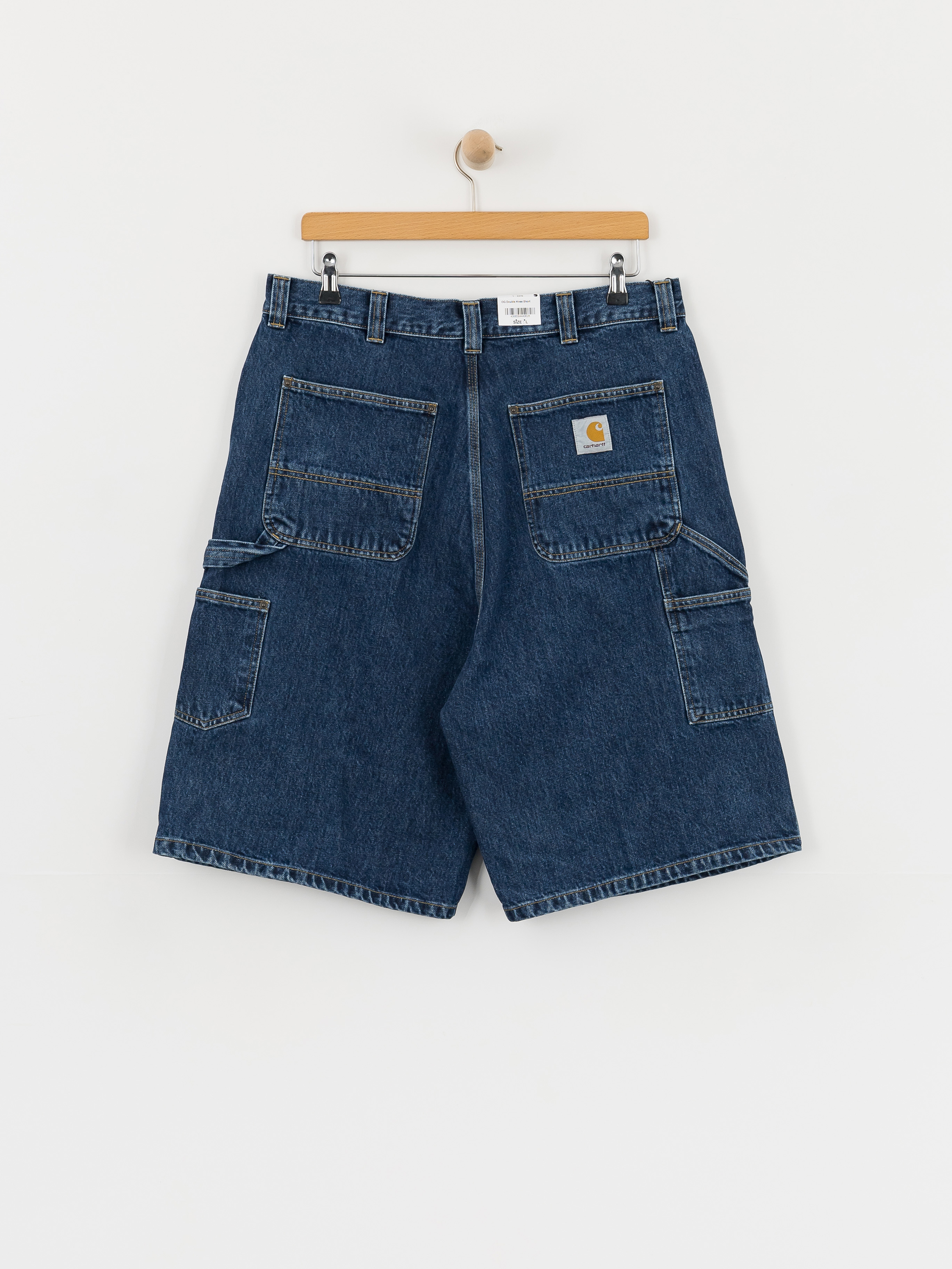 Rövidnadrág Carhartt WIP OG Double Knee (blue stone washed)