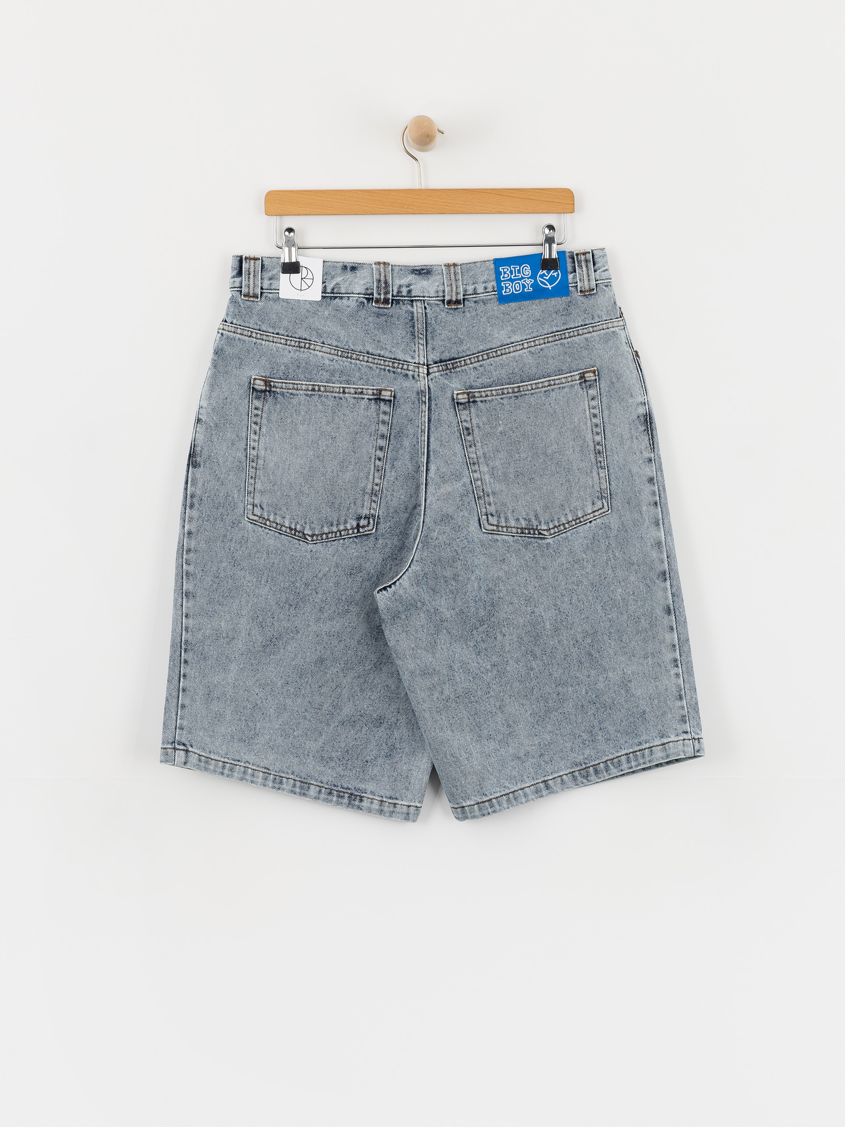 Rövidnadrág Polar Skate Big Boy (heavy washed blue)