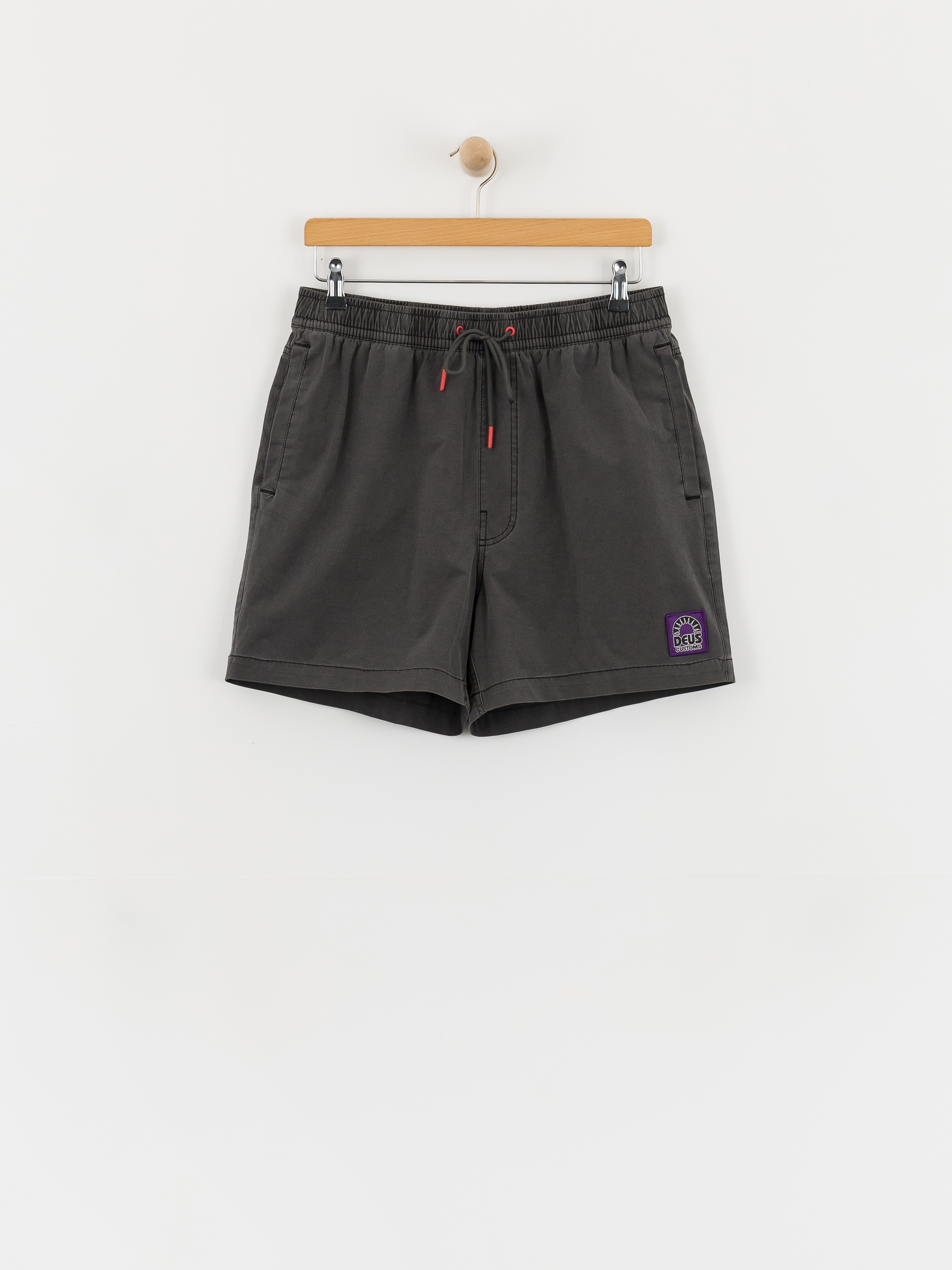 Boardshort Deus Ex Machina Sandbar Garment Dyed Mesh (anthracite)