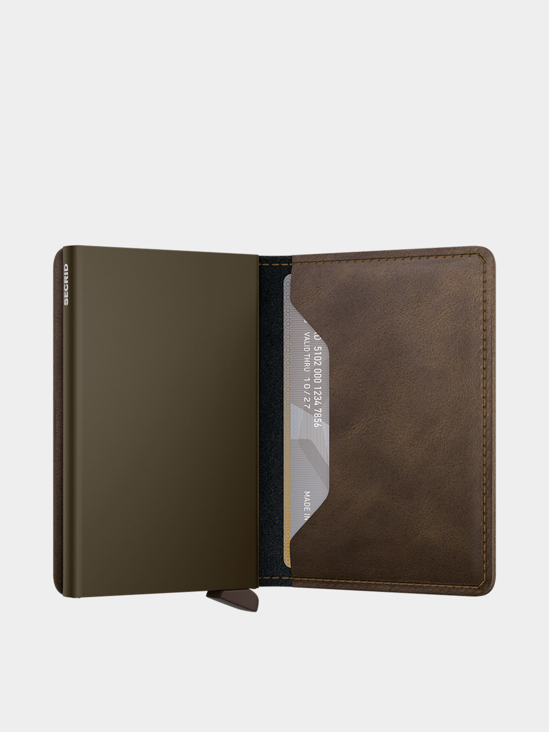 Pénztárca Secrid Slimwallet (vintage oak)