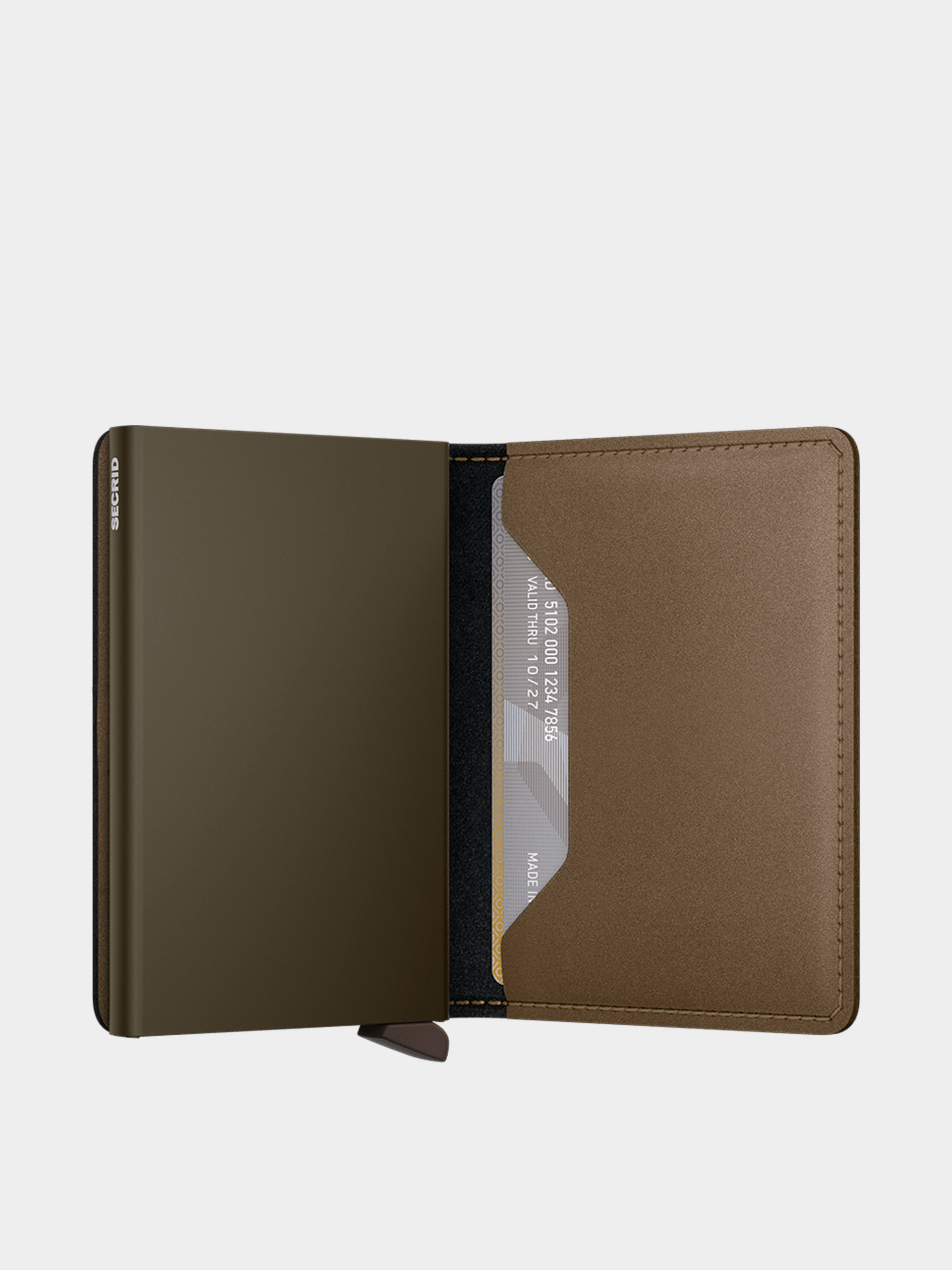 Pénztárca Secrid Slimwallet (matte satin bronze)