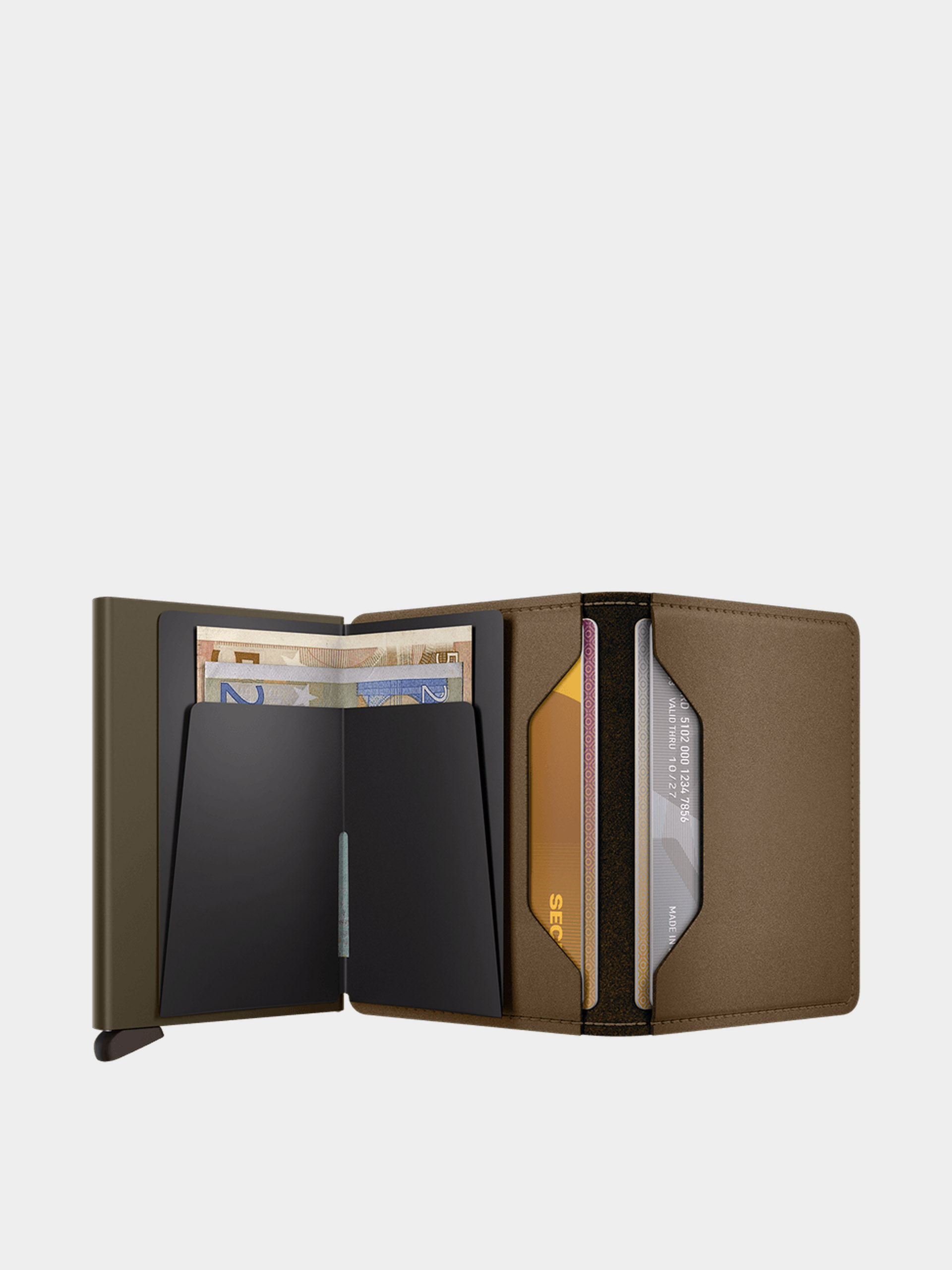 Pénztárca Secrid Slimwallet (matte satin bronze)