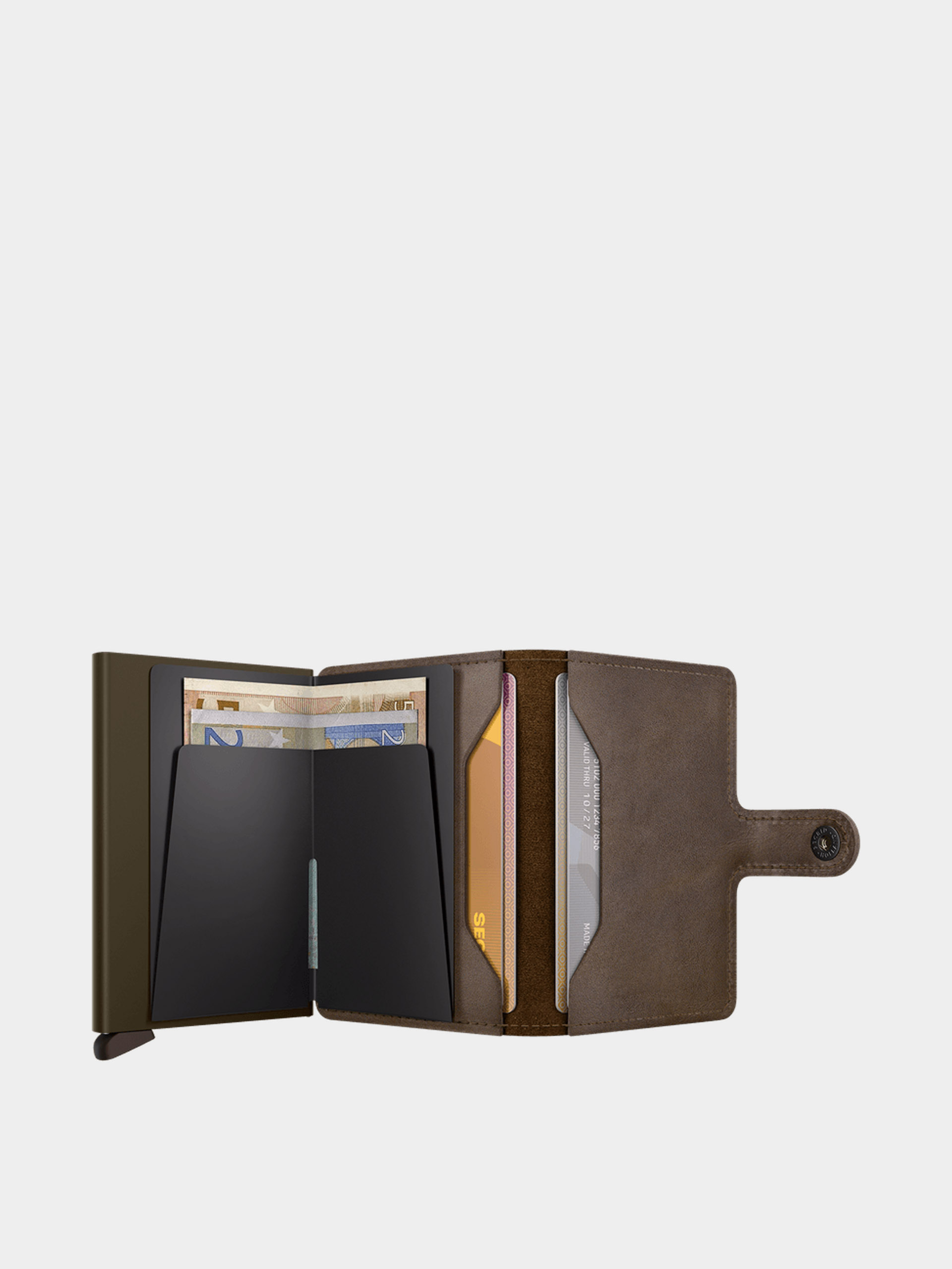 Pénztárca Secrid Miniwallet (vintage oak)