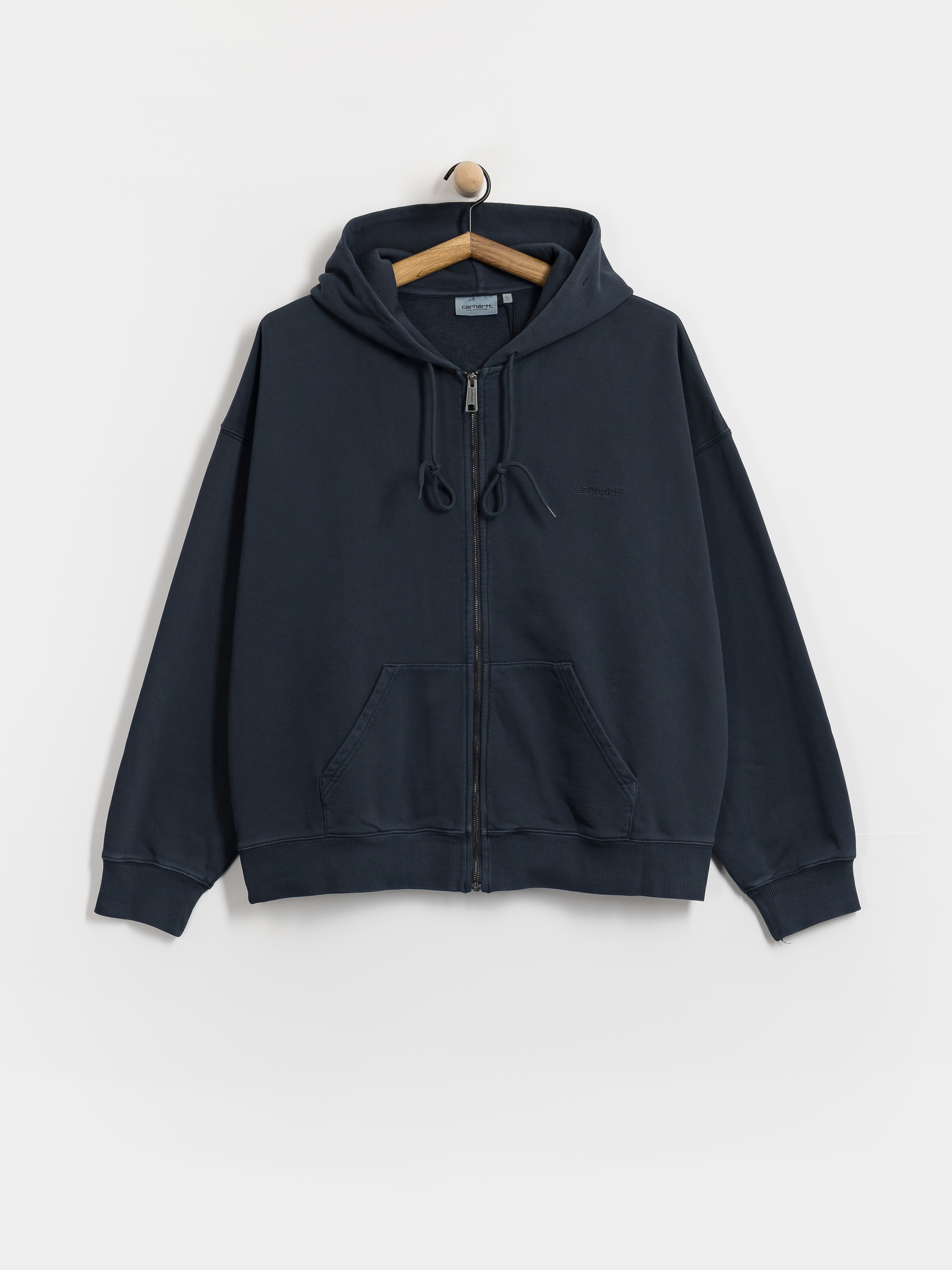 Kapucnis pulu00f3ver Carhartt WIP Benton ZHD (carbon)