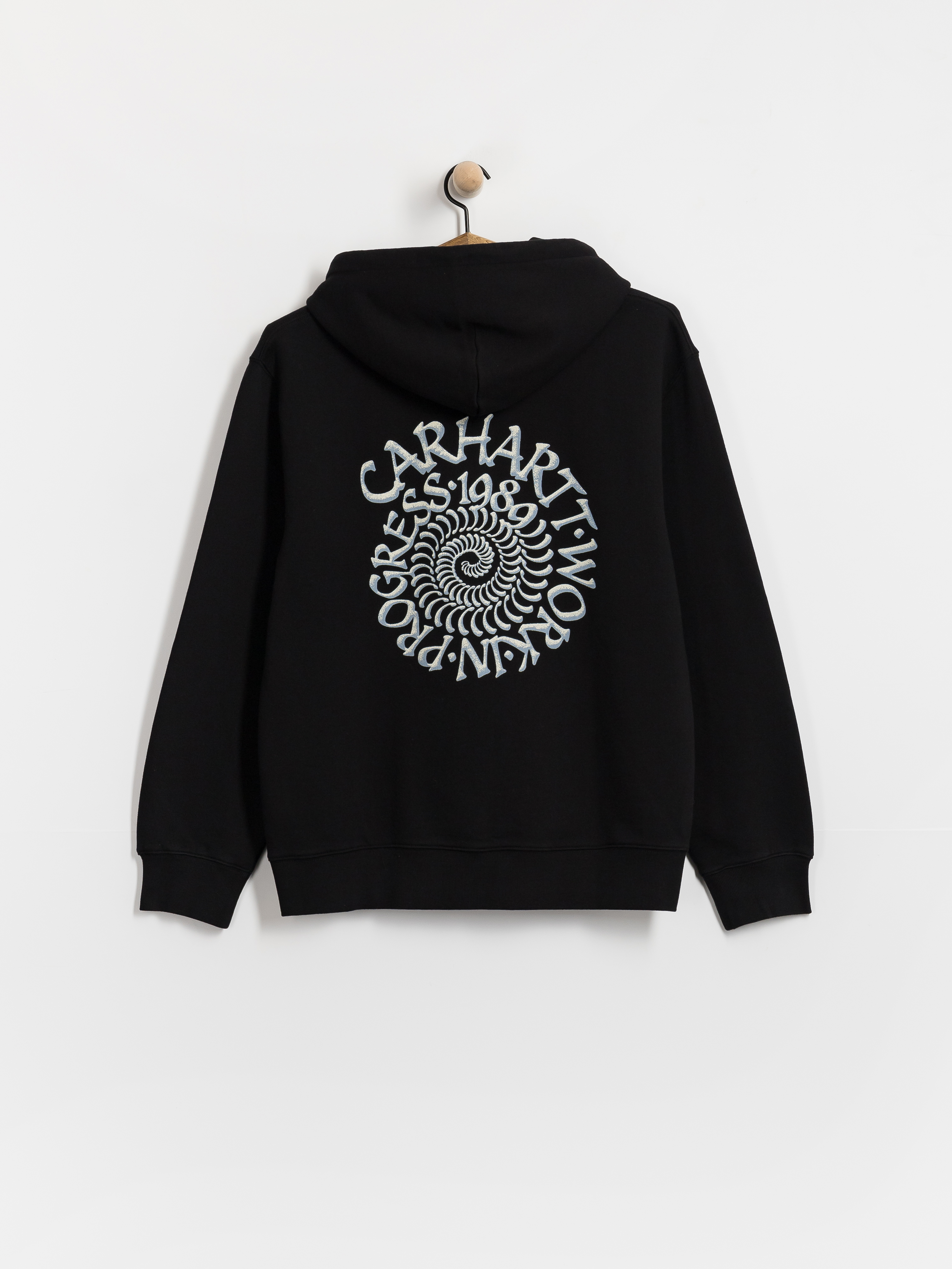 Kapucnis pulóver Carhartt WIP Spiral HD (black)