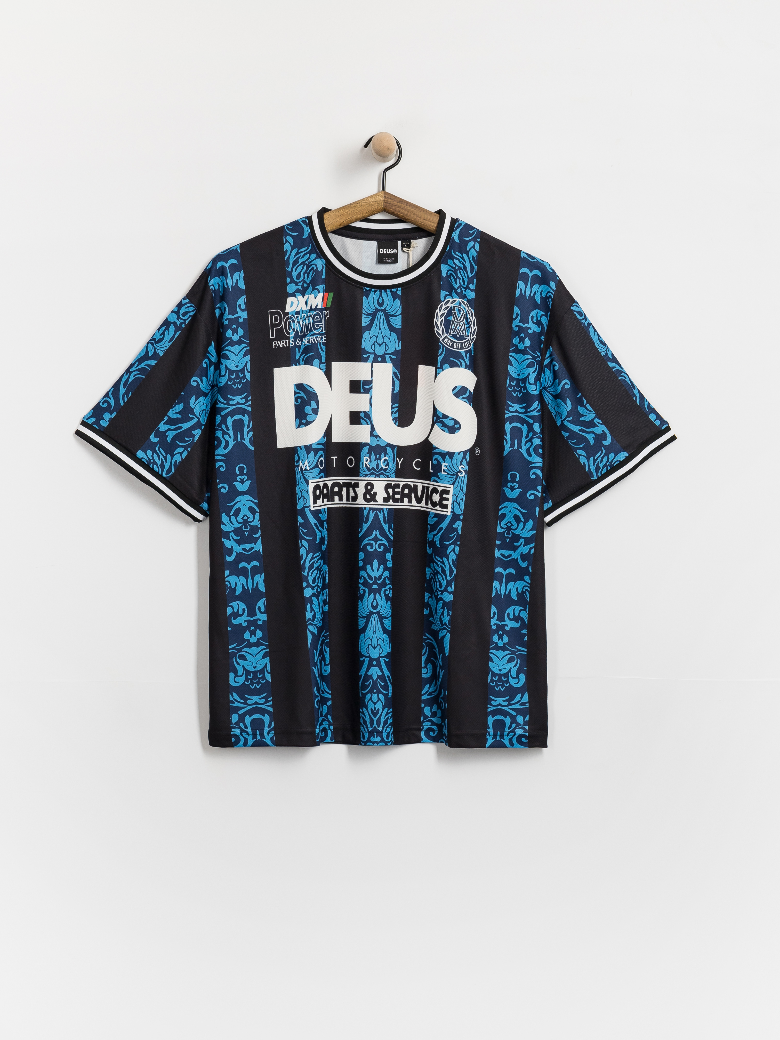 Póló Deus Ex Machina Nouveau Moto (pageant blue)