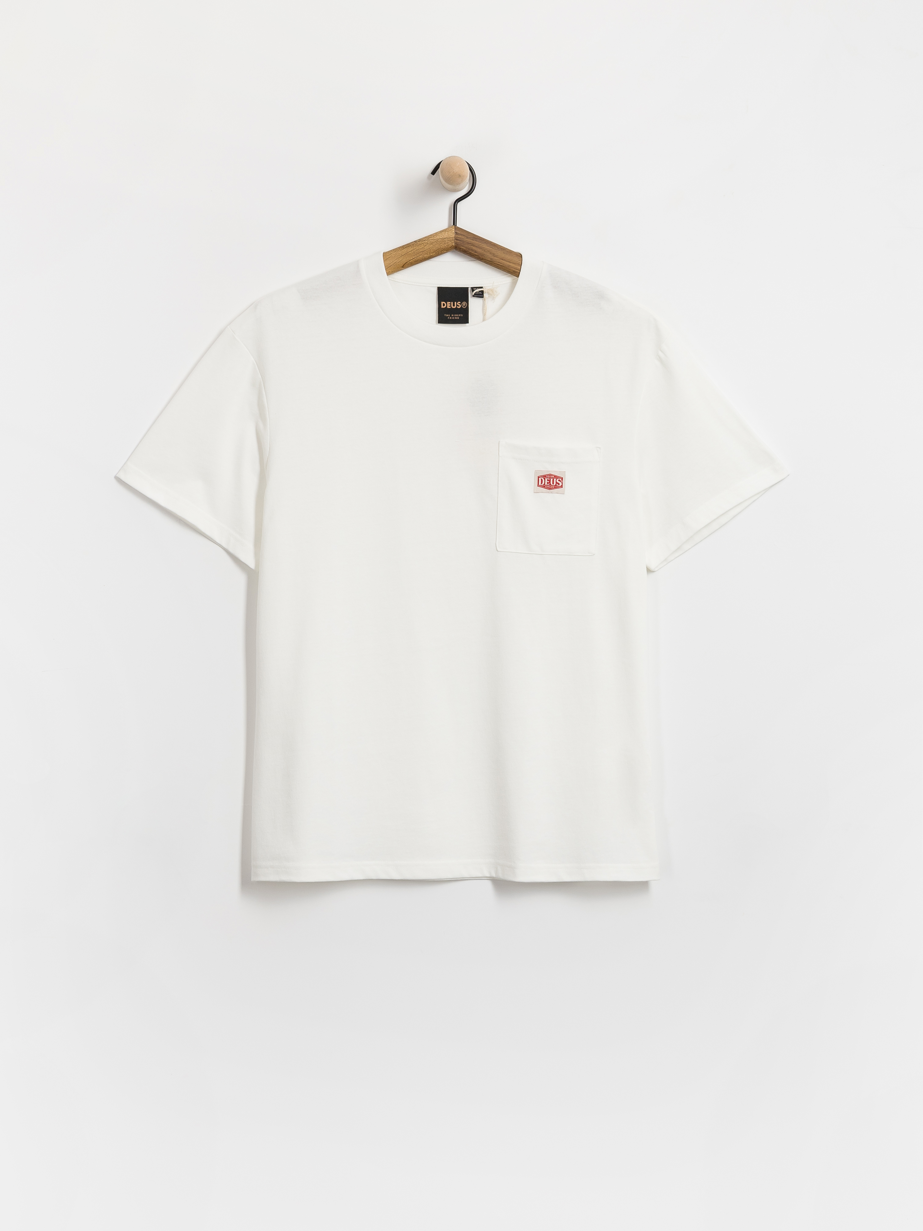 Póló Deus Ex Machina Parts & Service Pocket (vintage white)