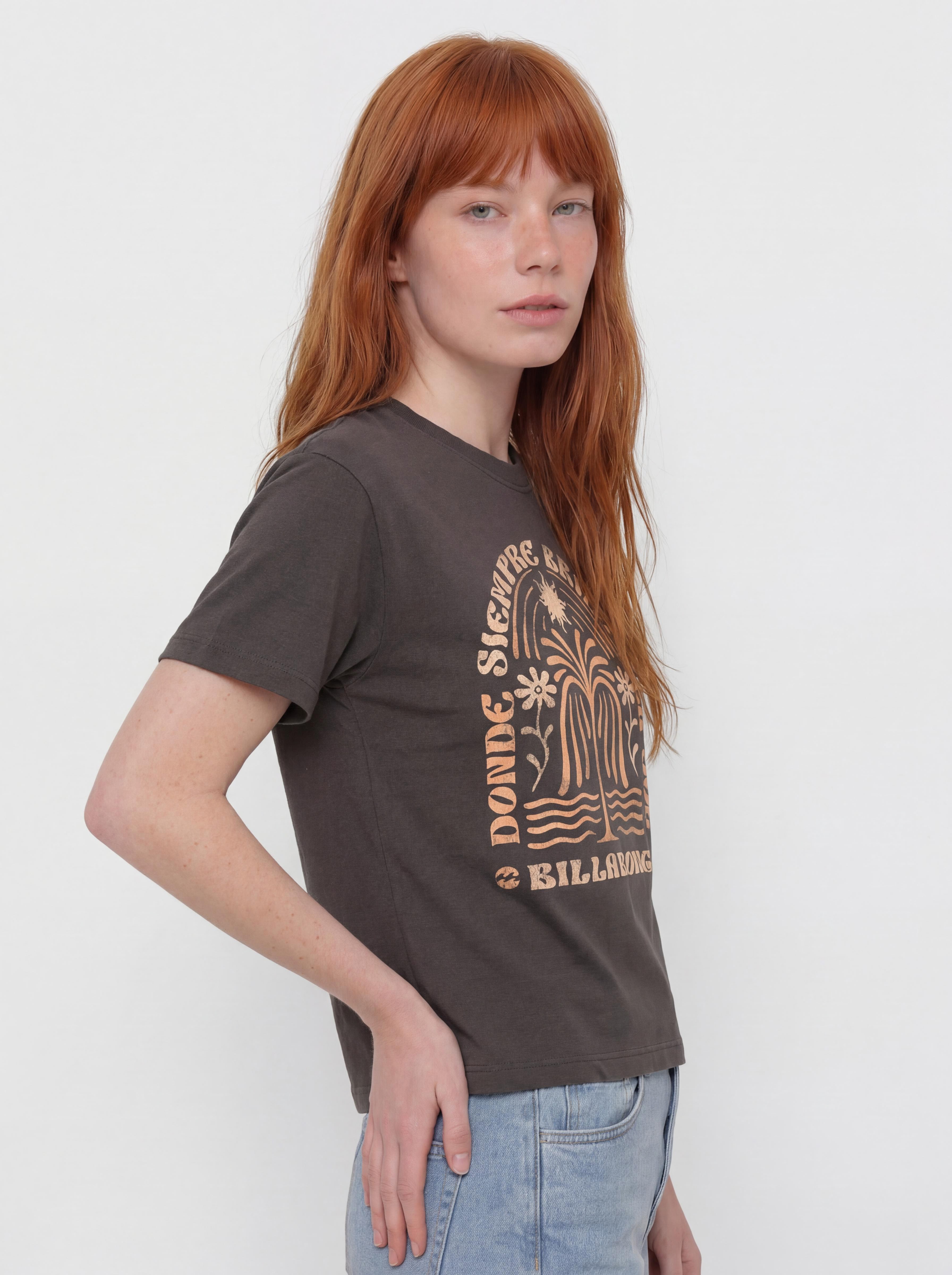 Billabong Always Looking Wmn Póló (off black)