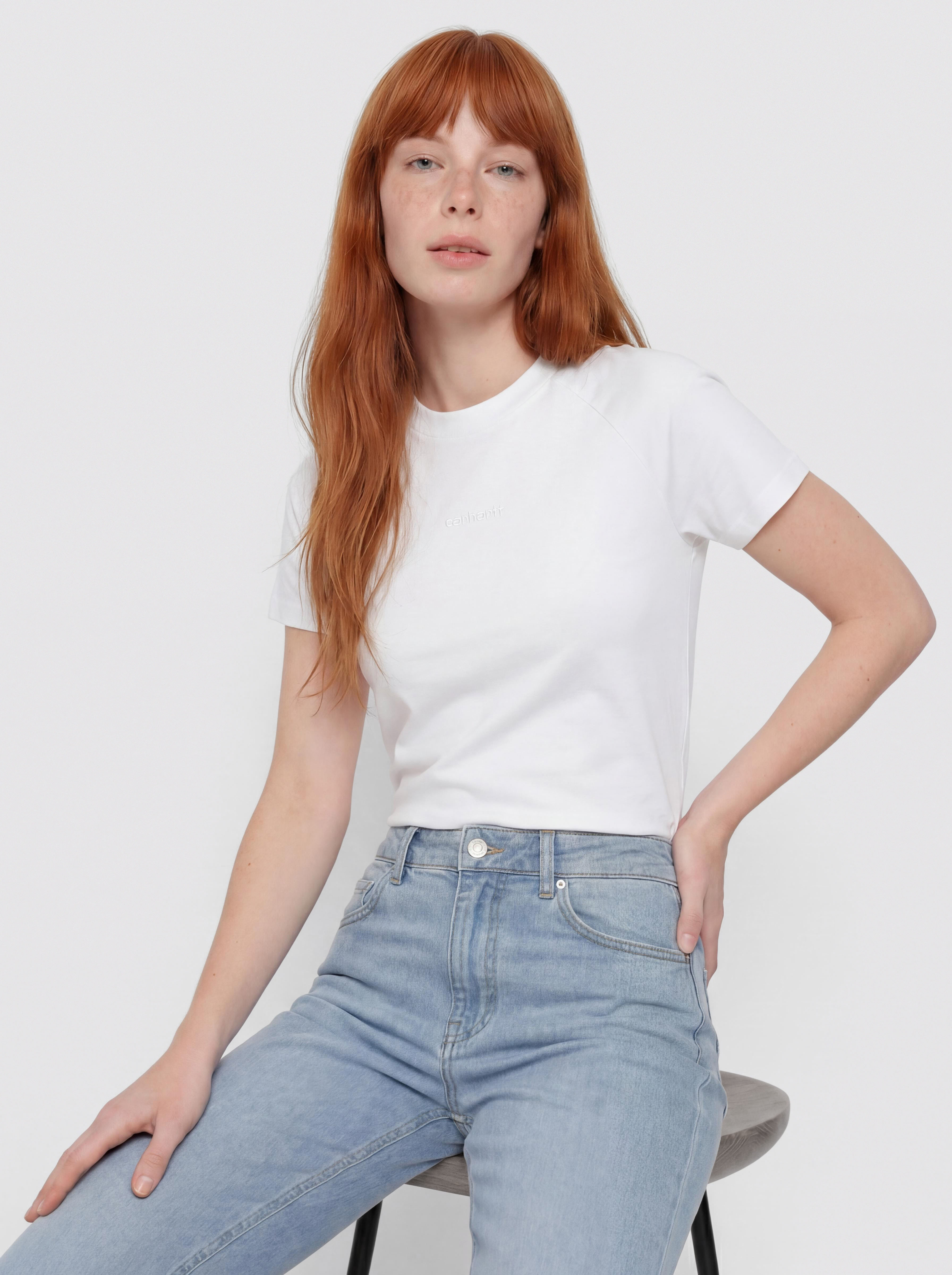 Carhartt WIP Roy Wmn Pu00f3lu00f3 (white)