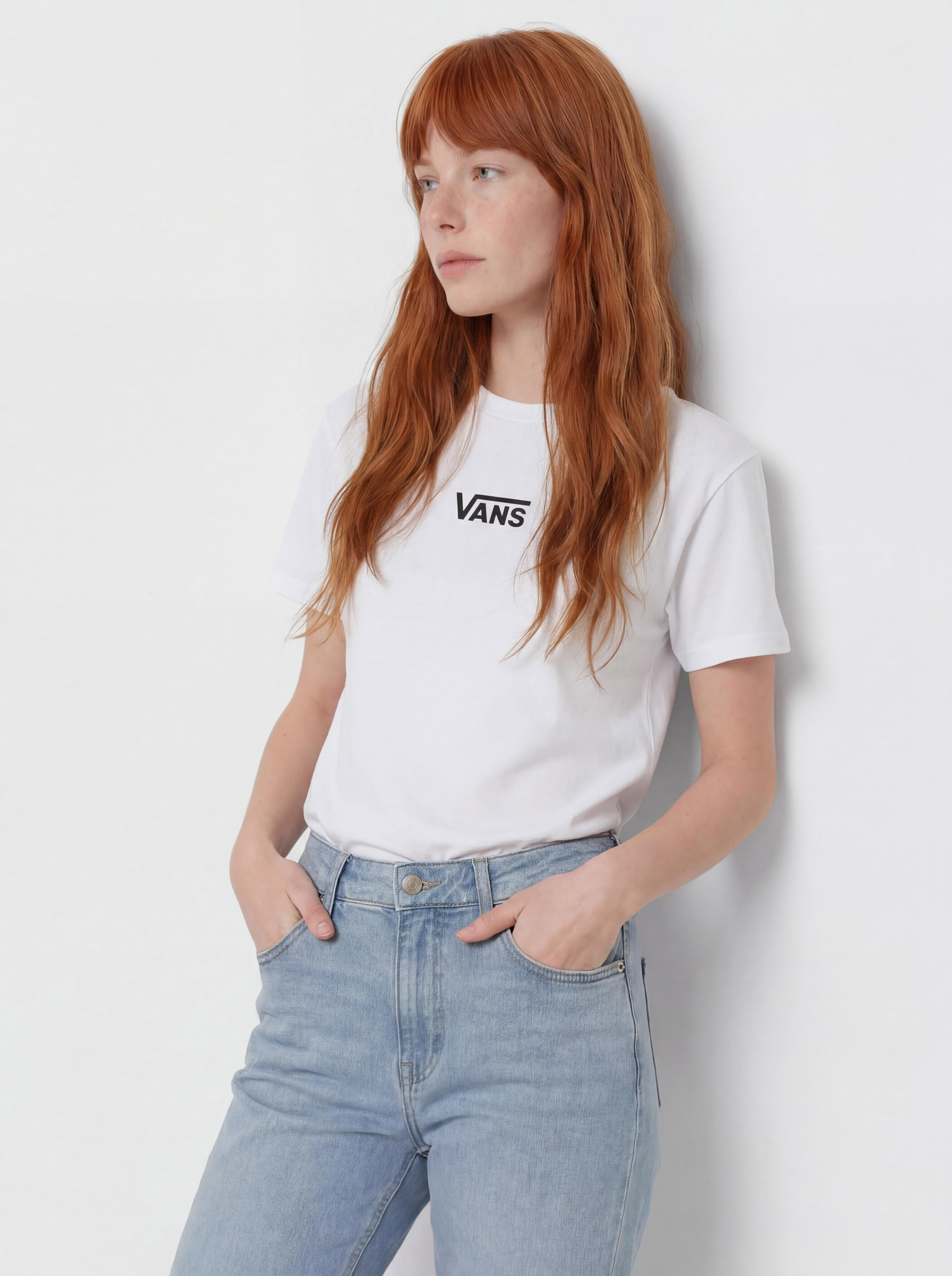 Vans Flying V Oversized Wmn Póló (flying v white)