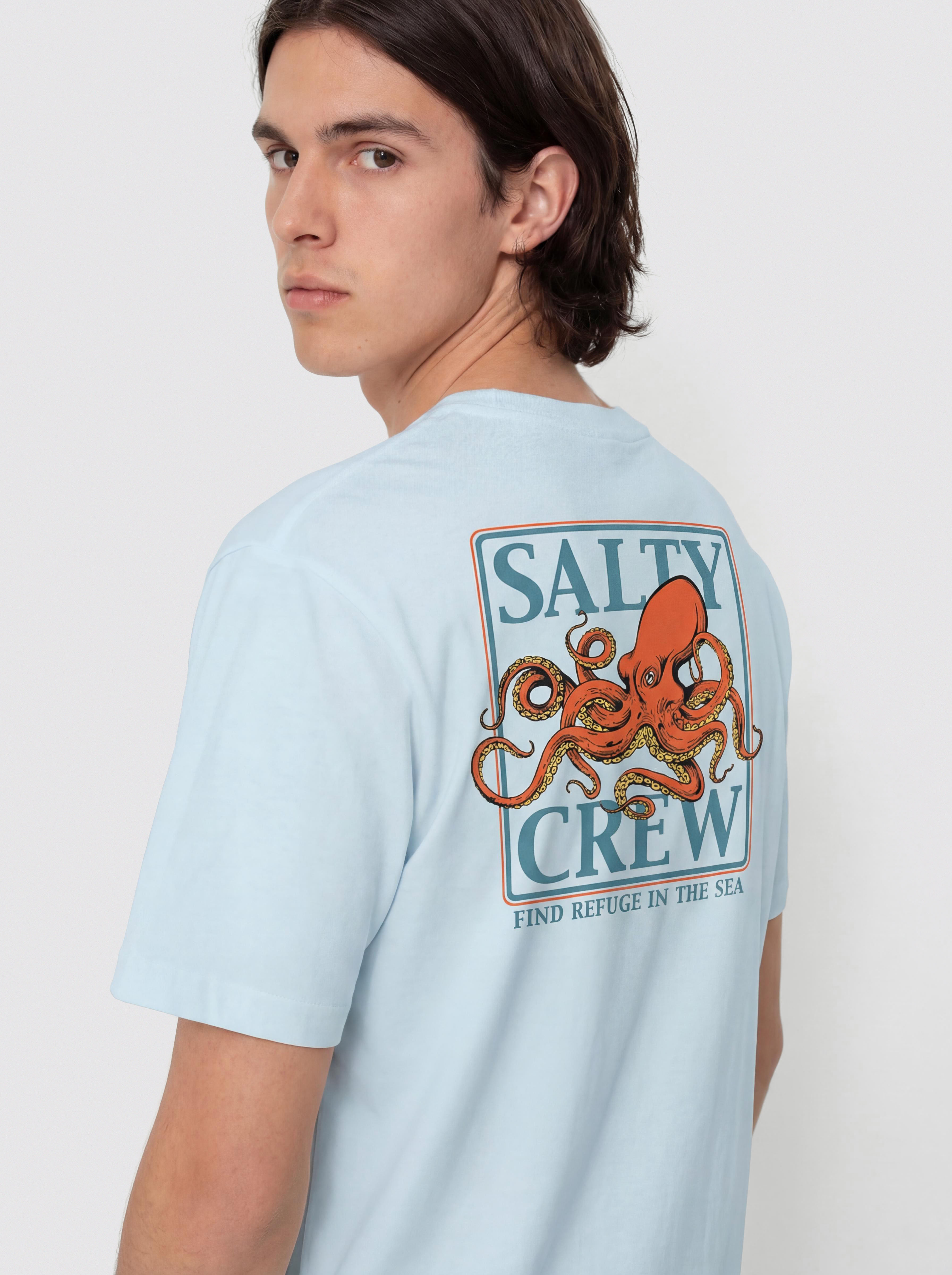 Salty Crew Ink Slinger Standard Póló (blue fog)