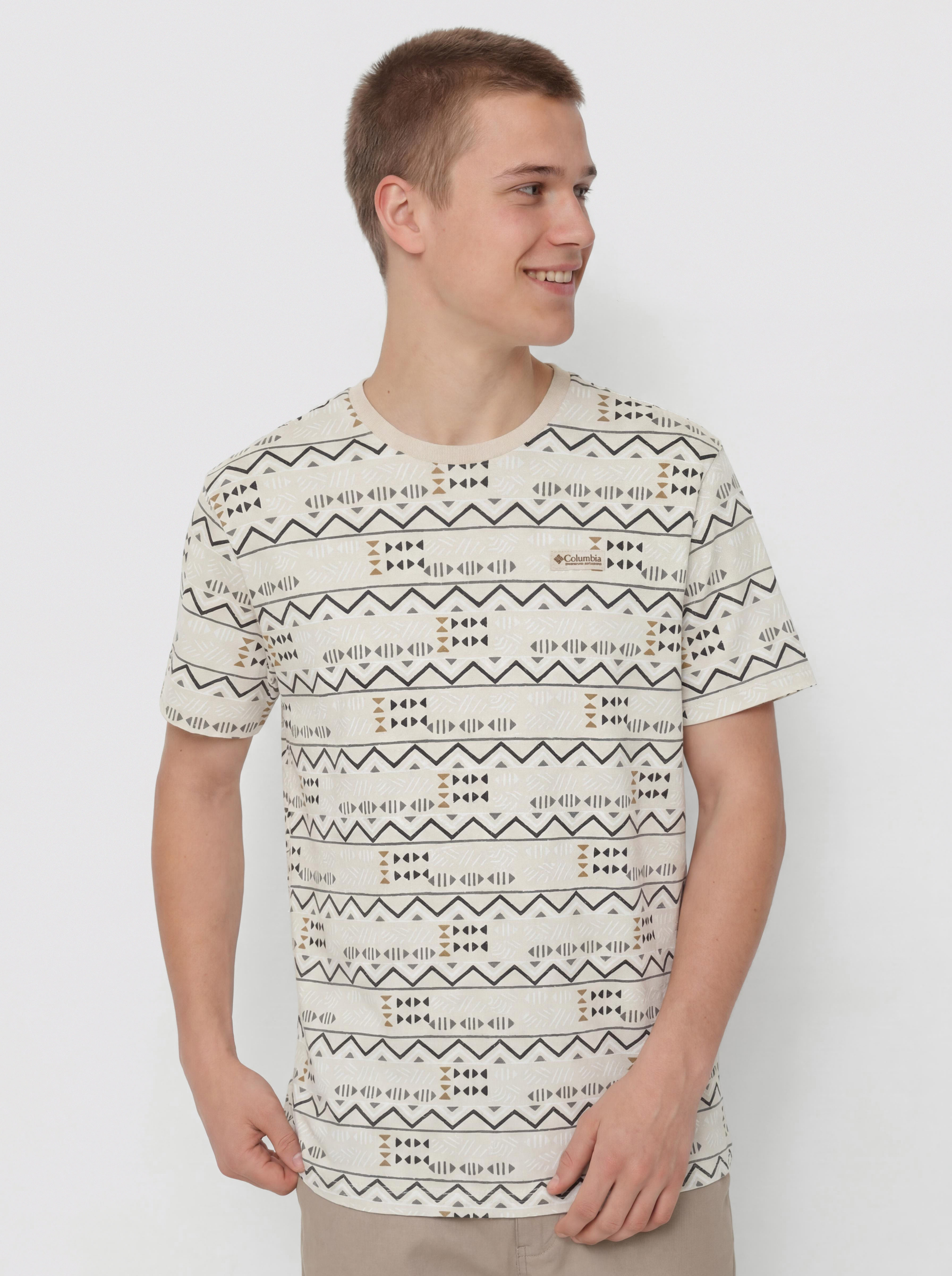 Columbia CSC Heavyweight Printed Pu00f3lu00f3 (dark stone/horizons)