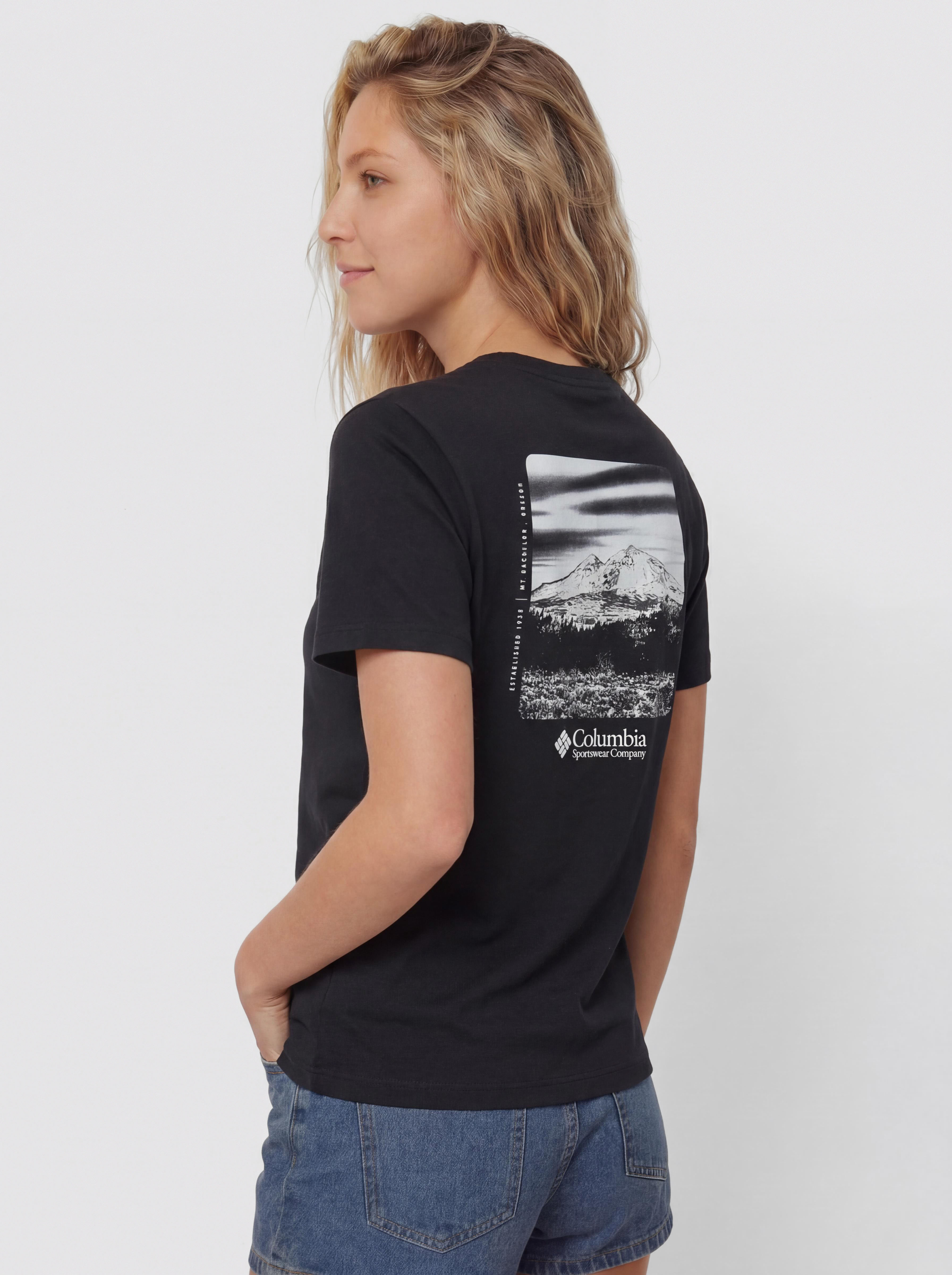 Columbia CSC Heavyweight Graphic Wmn Pu00f3lu00f3 (black/hoodscape)