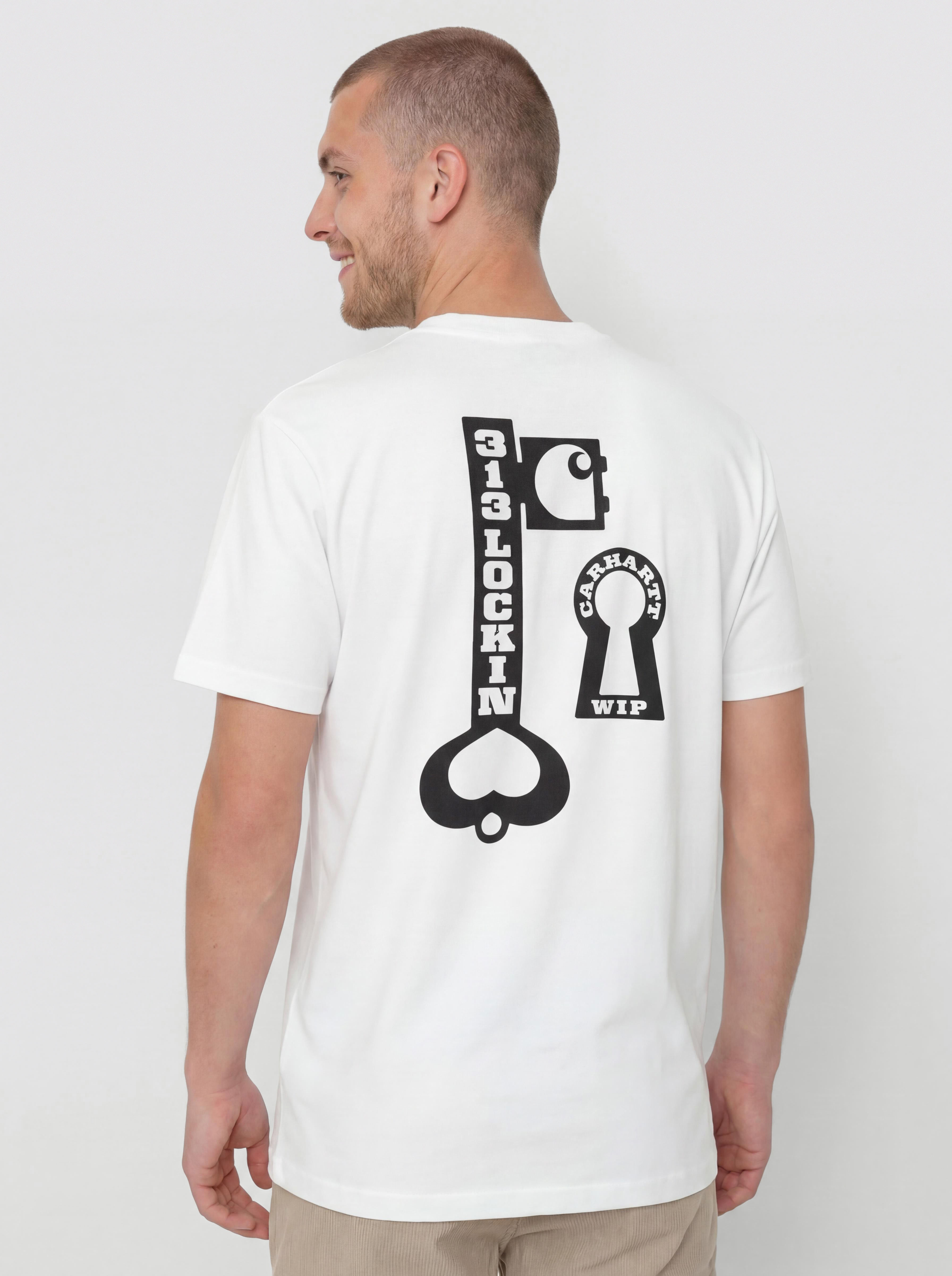 Póló Carhartt WIP Locked (white)