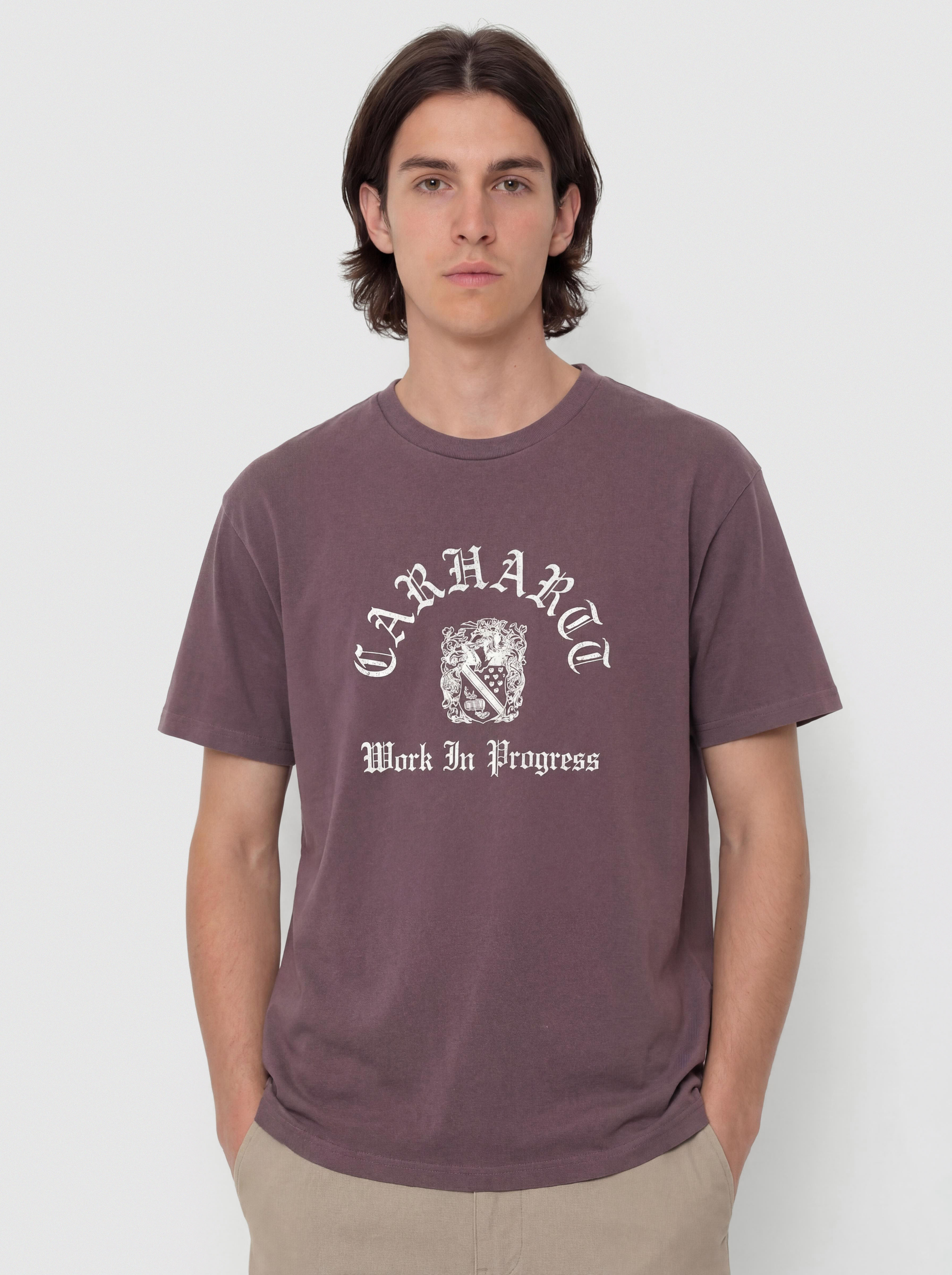 Póló Carhartt WIP Coat Of Arms (cozy purple)