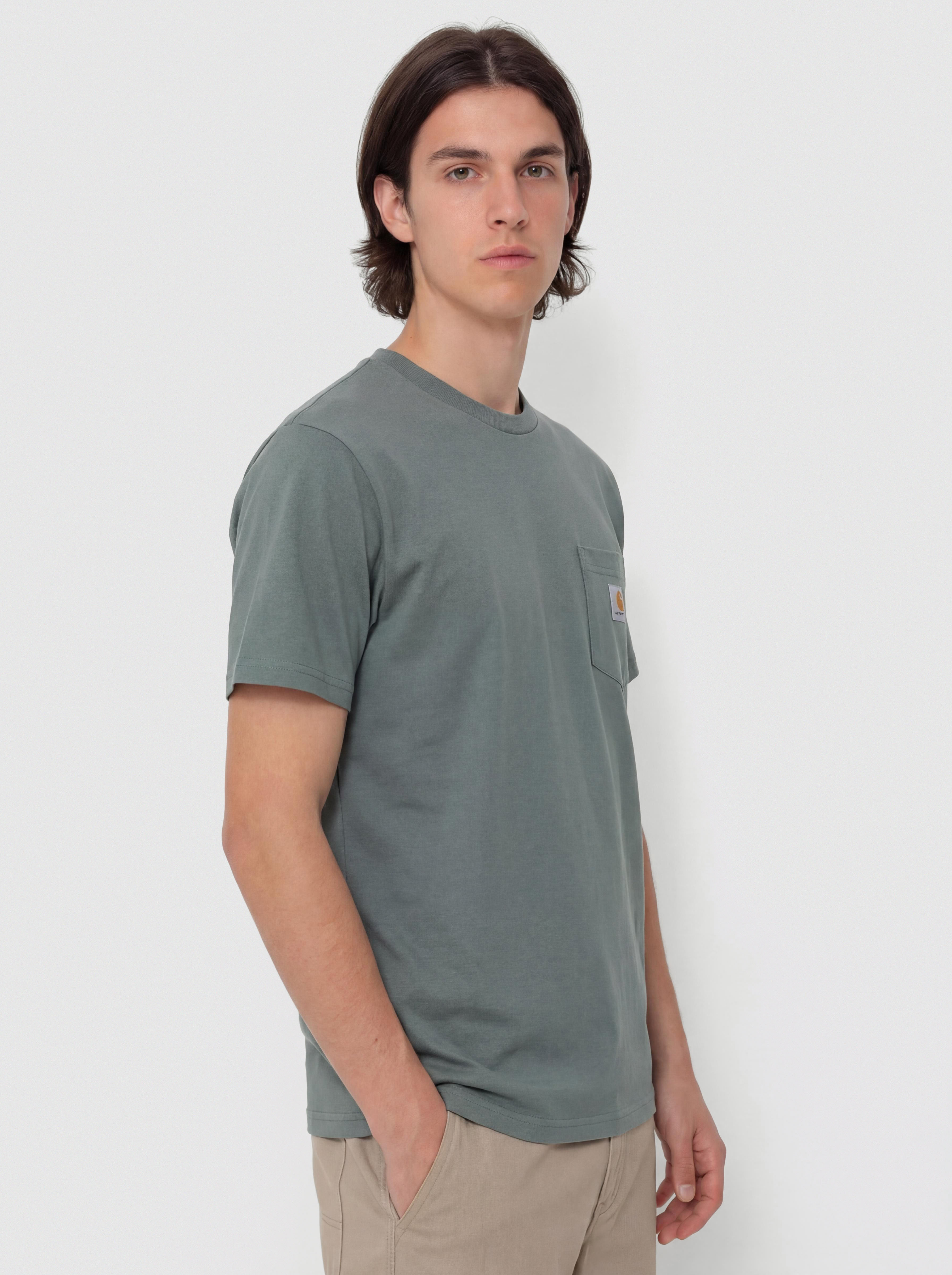 Póló Carhartt WIP Pocket (velvet green)
