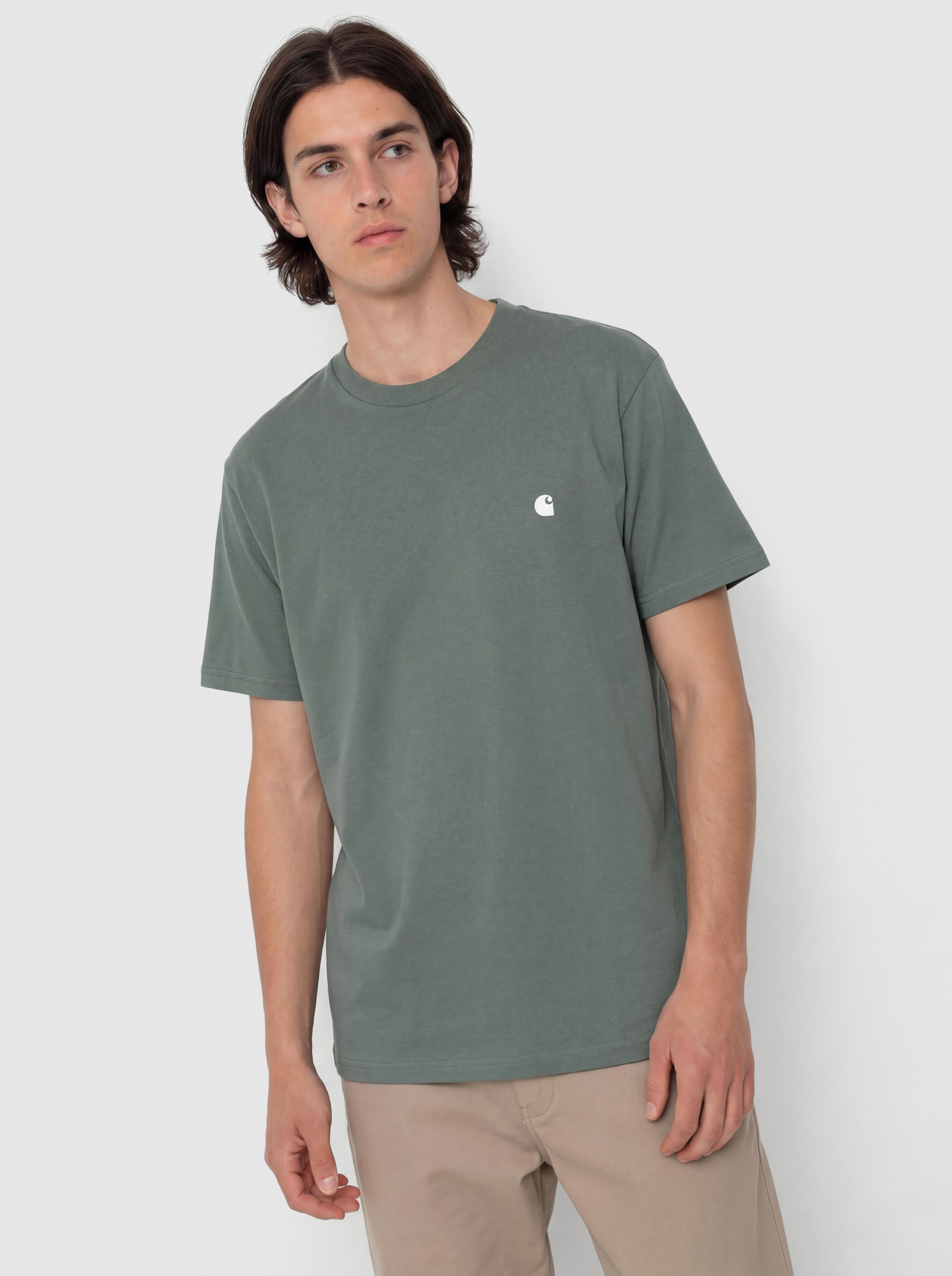 Póló Carhartt WIP Madison (velvet green/white)