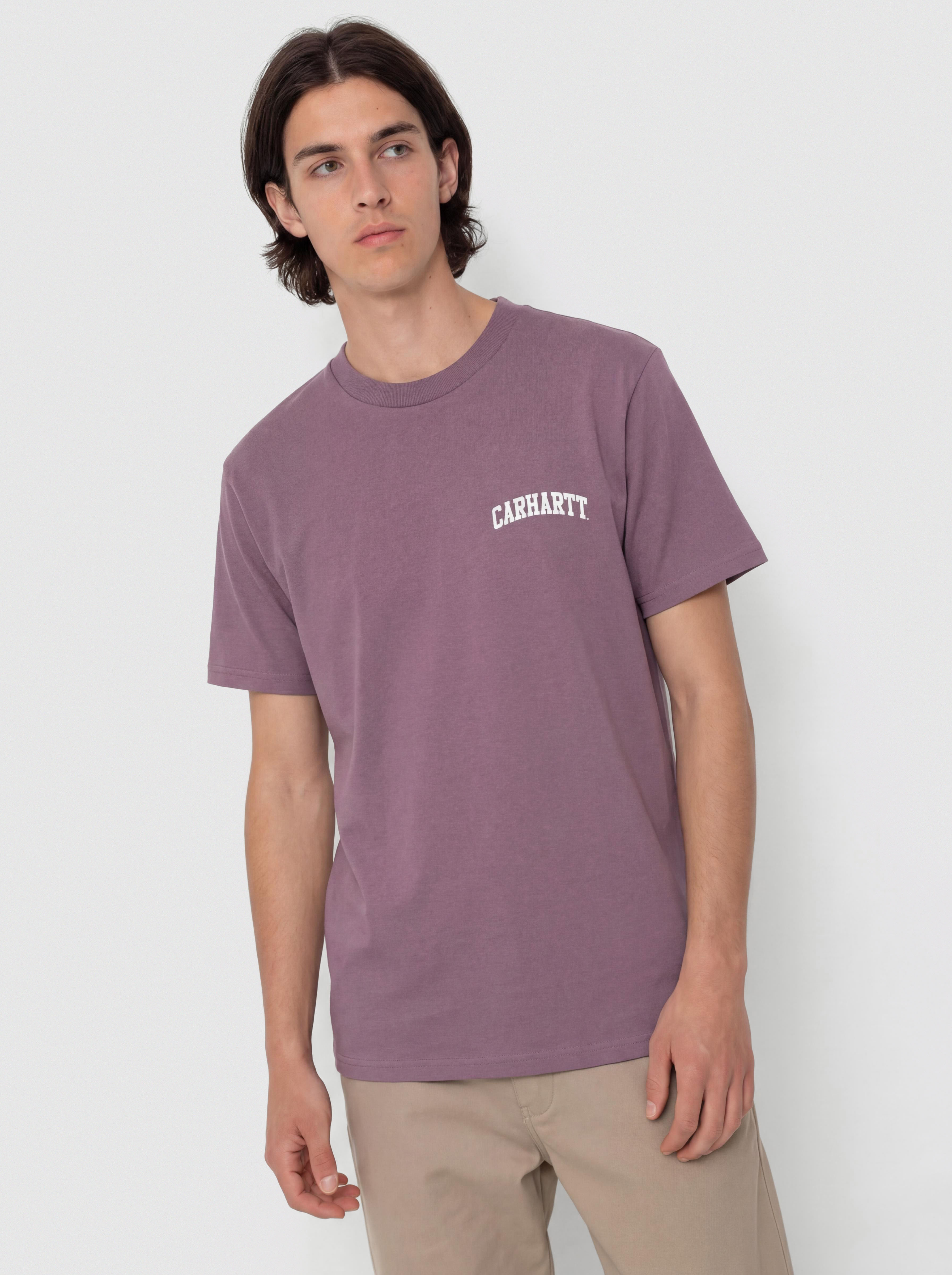 Póló Carhartt WIP University Script (phlox/white)