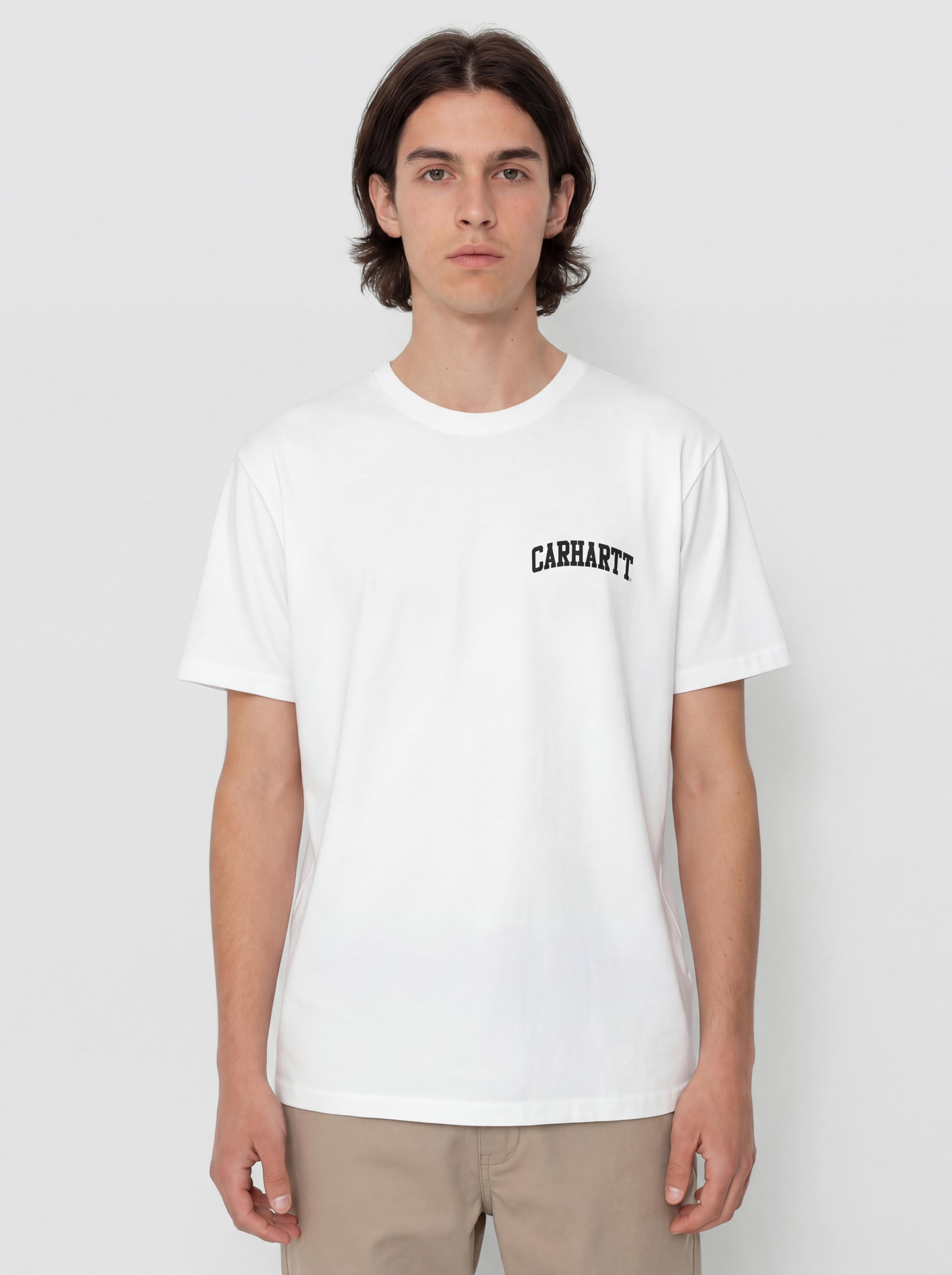Carhartt WIP University Script Pu00f3lu00f3 (white/black)