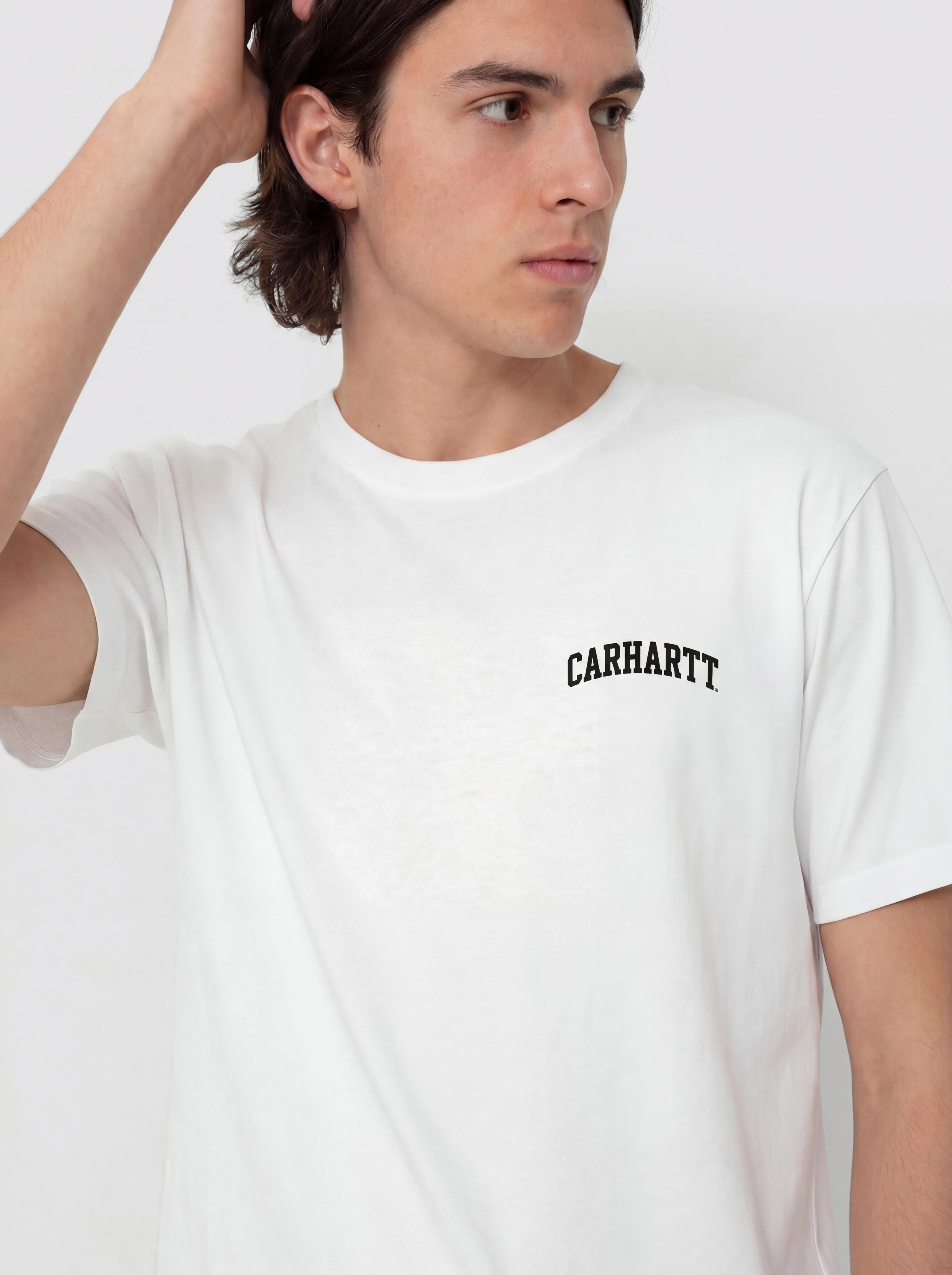 Carhartt WIP University Script Póló (white/black)